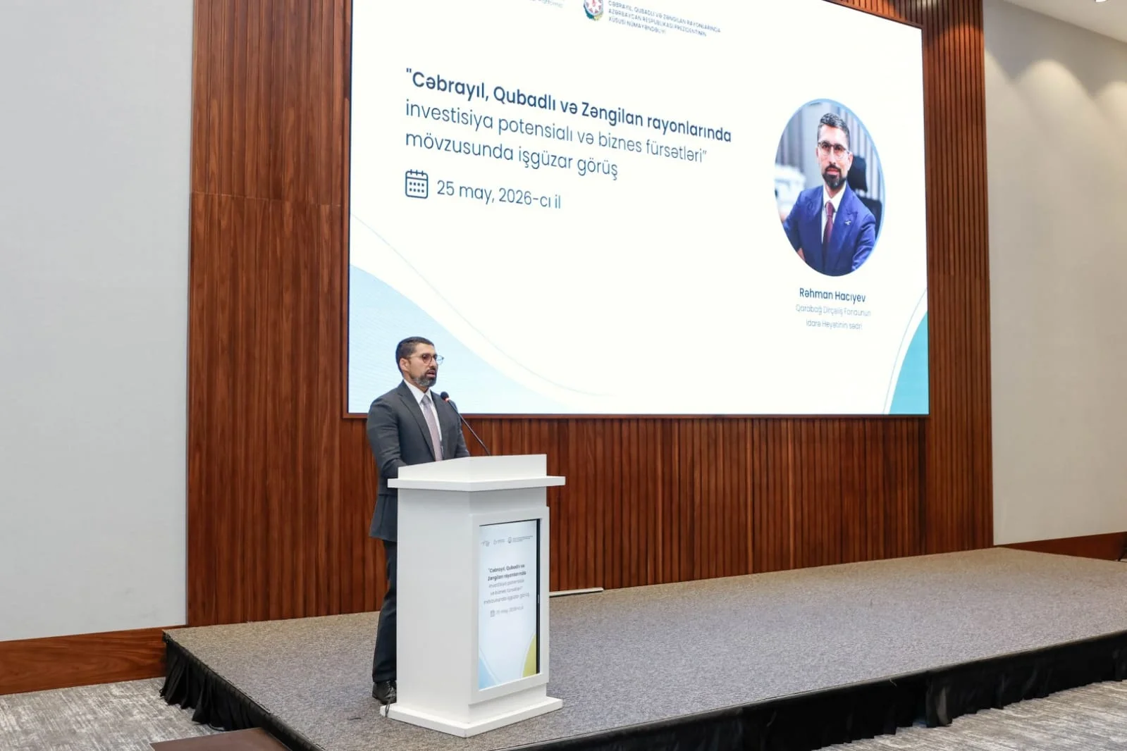“QDF-in dostları” platforması çərçivəsində Cəbrayıl, Qubadlı və Zəngilan rayonlarının investisiya potensialı təqdim edilib