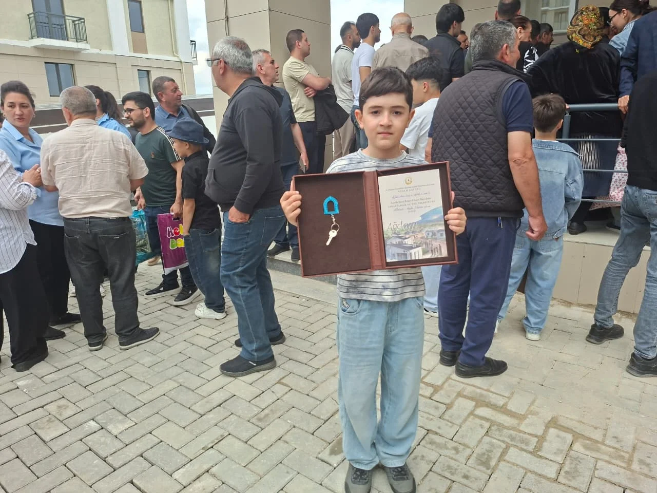 Köç karvanı Ağdam şəhərinə çatıb