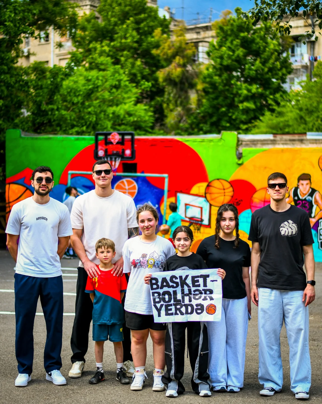“Basketbol hər yerdə!” layihəsinin ilk meydançası istifadəyə verildi