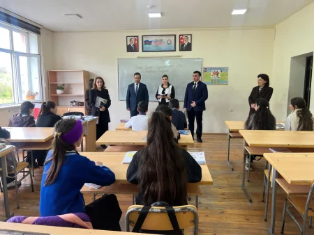Ombudsmanın müstəqil monitorinq mexanizmi fəaliyyəti çərçivəsində Quba və Qusar rayonlarında yerləşən təhsil müəssisələrində monitorinqlər keçirilib