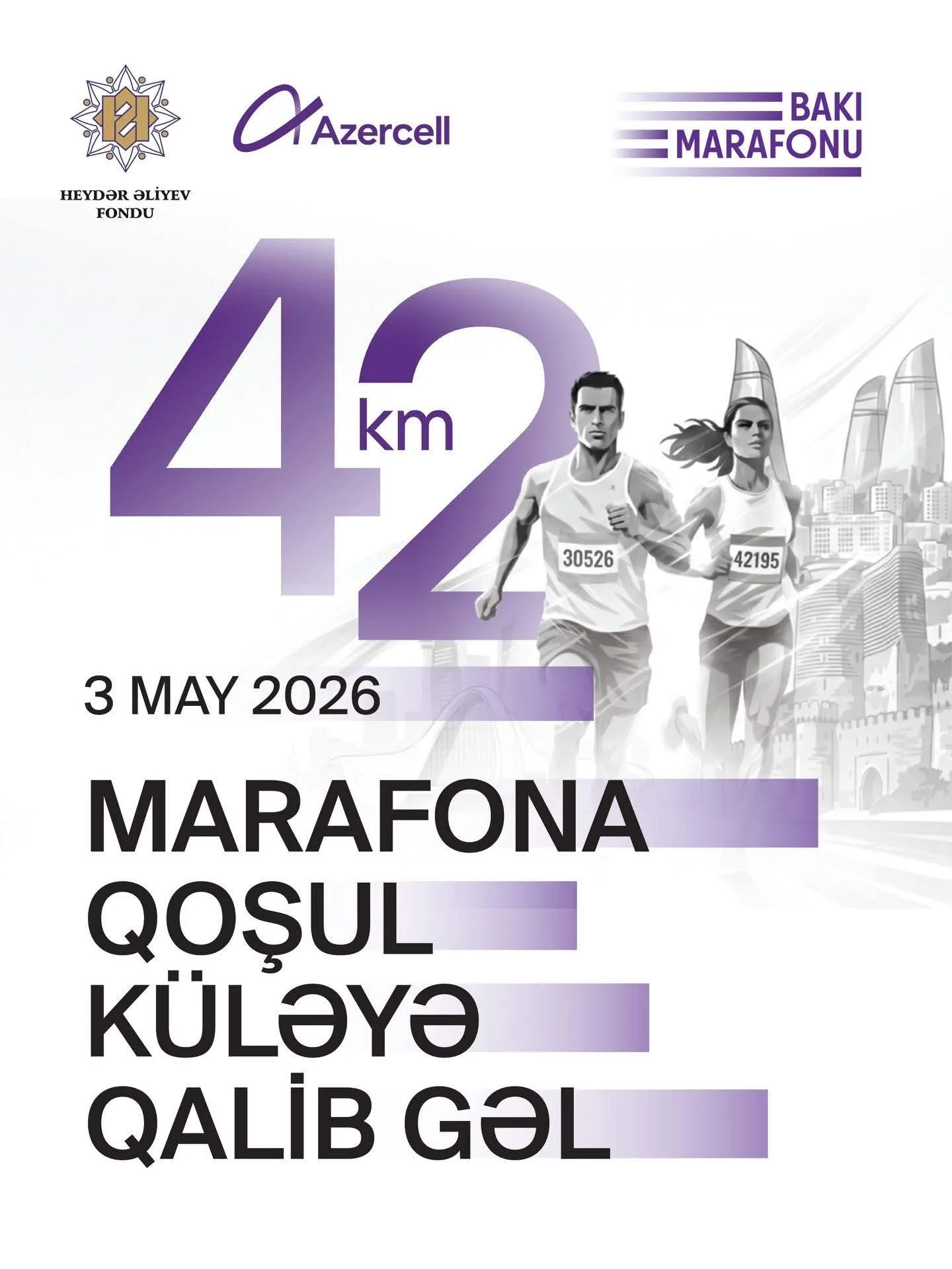 Hərbi qulluqçumuz Bakı Marafonunda yüksək nəticə əldə etmişdir