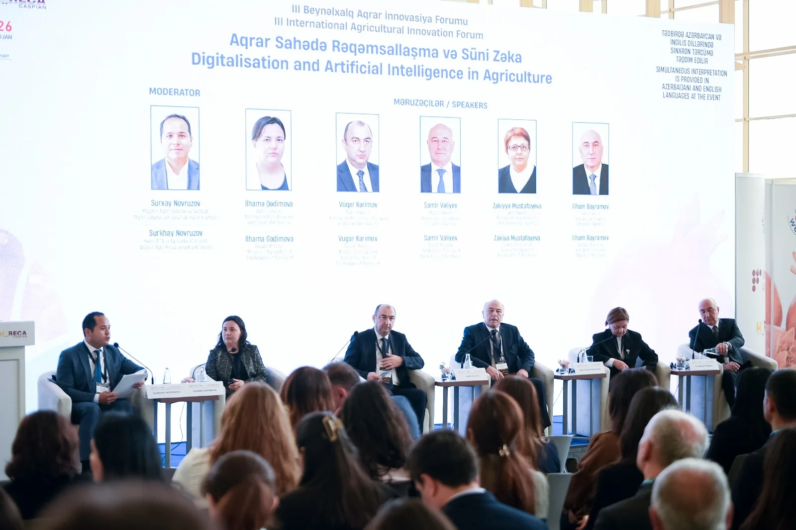 “Caspian Agro Week” sərgisi çərçivəsində “III Beynəlxalq Aqrar İnnovasiya Forumu” baş tutub