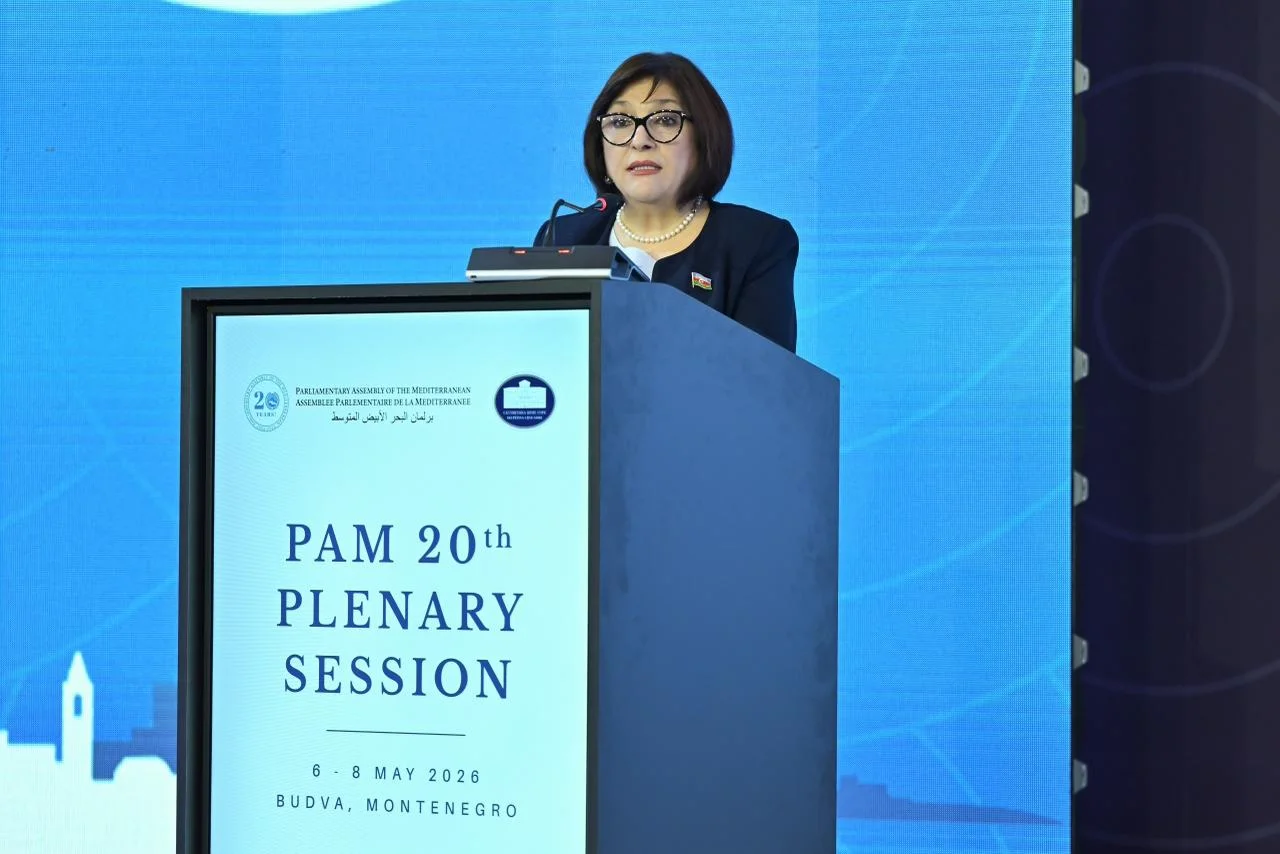 Milli Məclisin sədri Sahibə Qafarova Aralıq Dənizi Parlament Assambleyasına üzv və tərəfdaş ölkələrin parlament sədrlərinin 1-ci Sammitində çıxış edib