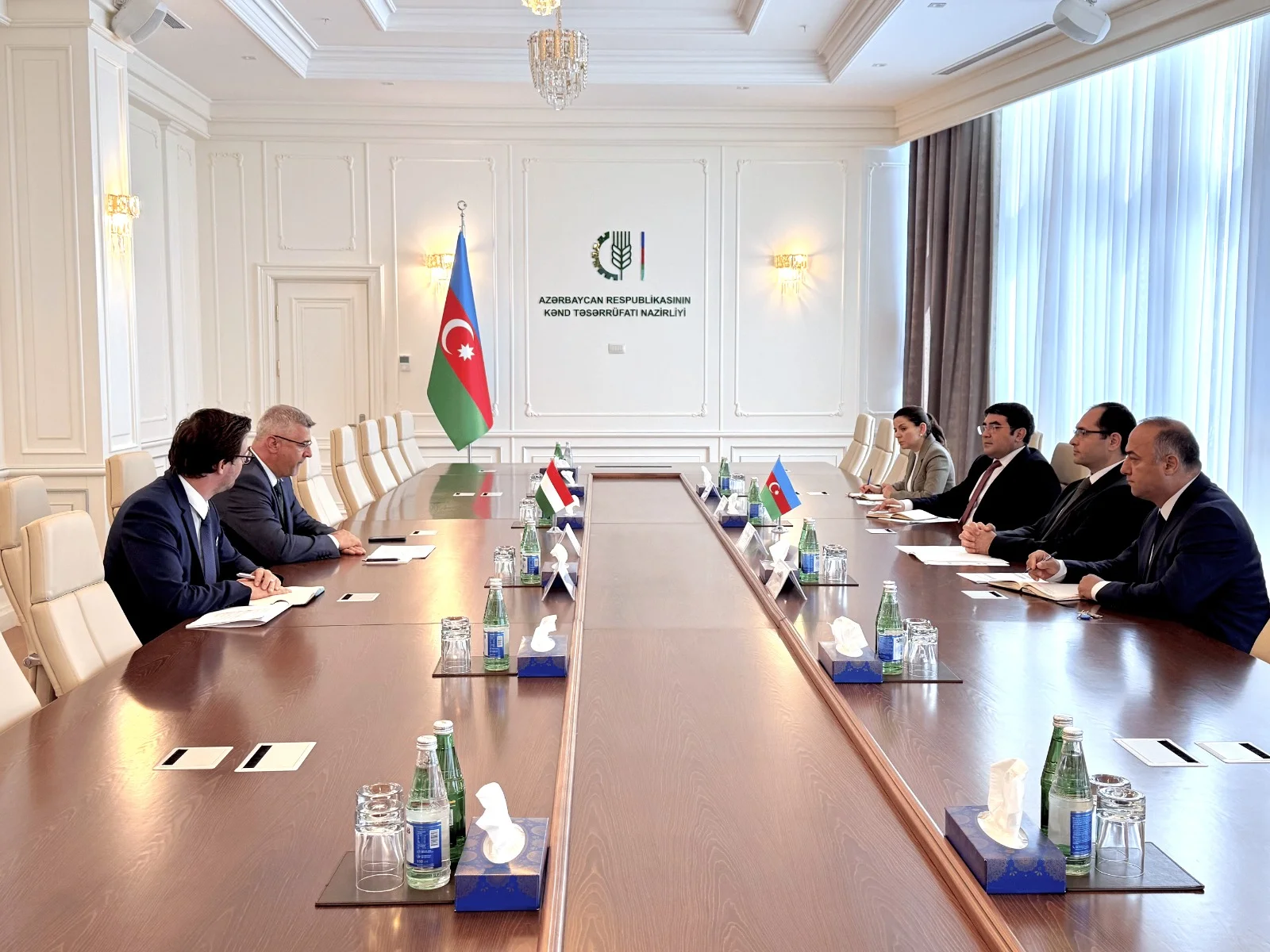 Nazir Məcnun Məmmədov Macarıstanın Azərbaycandakı səfiri ilə görüşüb