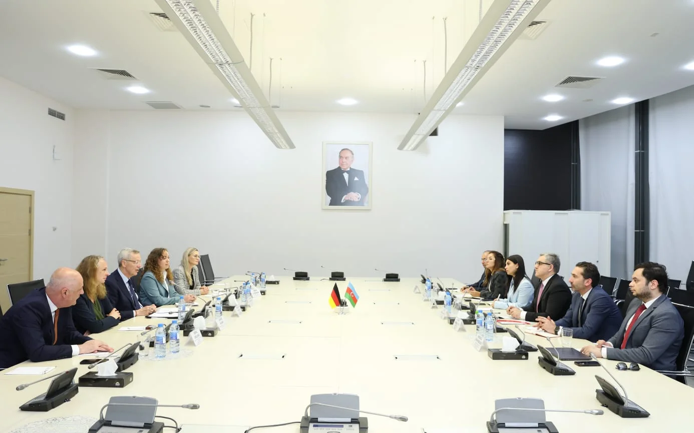 Almaniya İqtisadiyyatının Şərq Komitəsinin sədri ilə görüş keçirilib
