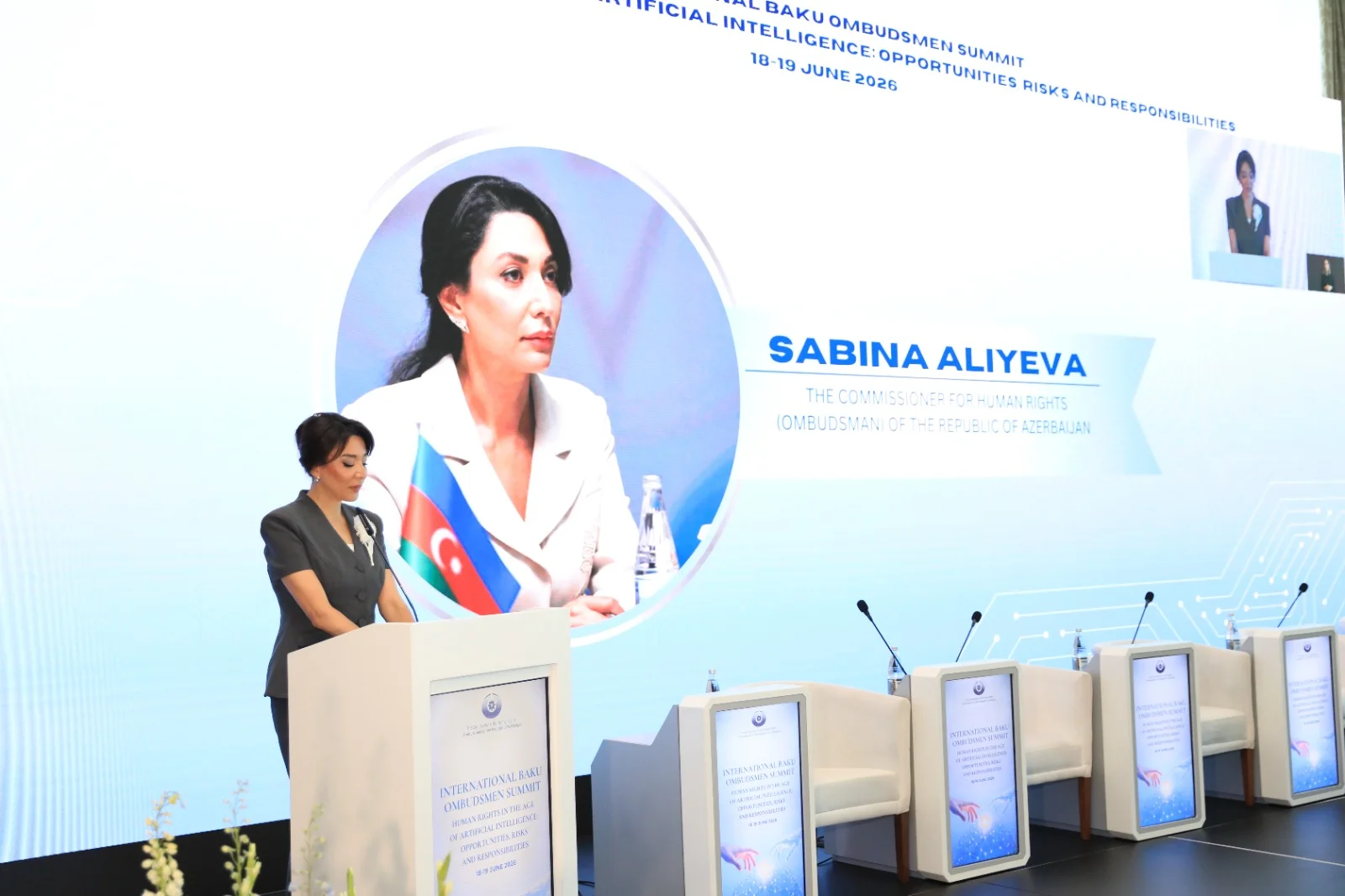 Səbinə Əliyeva: "İnsan hüquqlarının qorunması Azərbaycanda strateji dövlət siyasətidir"
