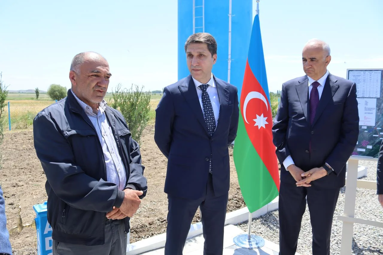 Ağstafa rayonu Köçvəlili kəndi fasiləsiz içməli su ilə təmin edilib