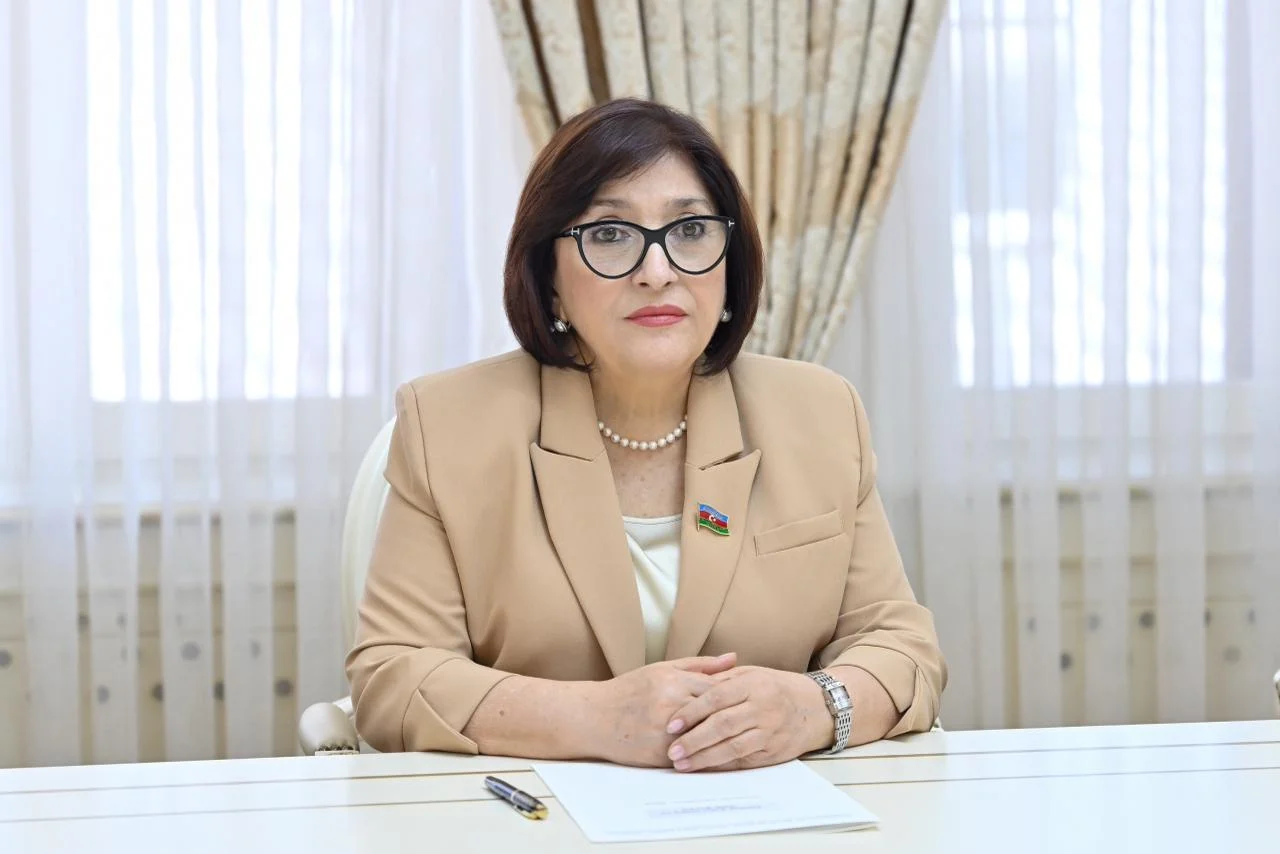 Milli Məclisin sədri Sahibə Qafarova Qlobal Tolerantlıq və Sülh Şurasının sədri ilə görüşüb