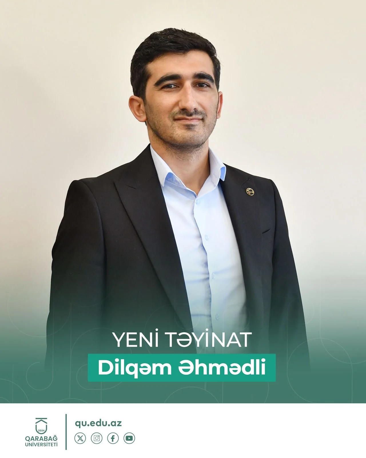 Qarabağ Universitetində yeni proqram rəhbəri təyin olunub
