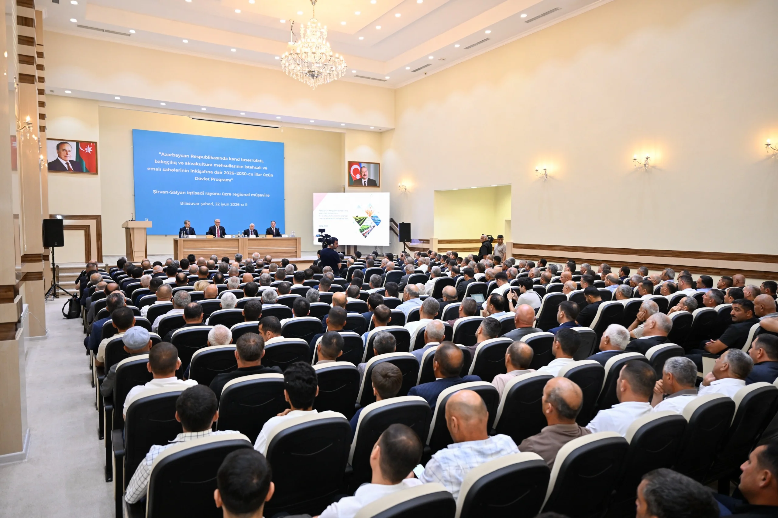 Biləsuvarda aqrar sahədə yeni Dövlət Proqramının müzakirəsi ilə bağlı regional müşavirə keçirilib