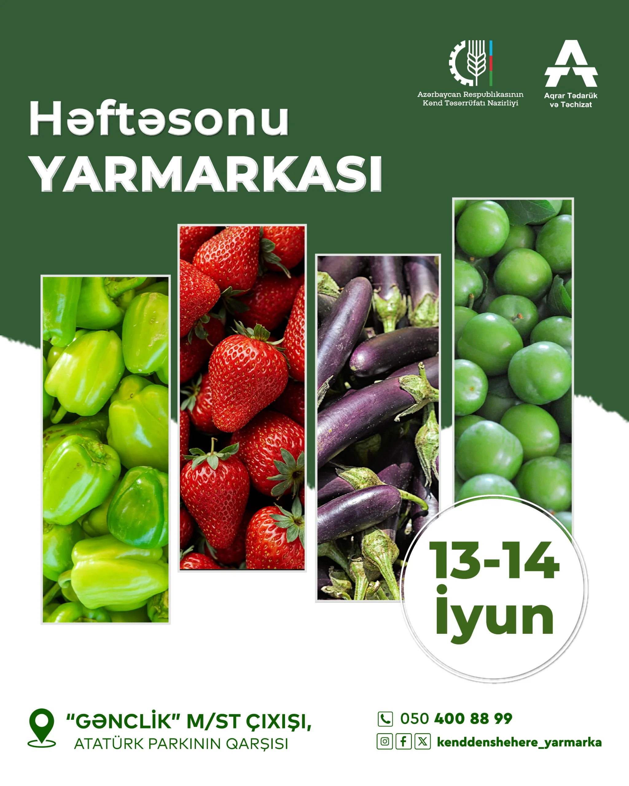 Bakıda növbəti “Kənddən Şəhərə” həftəsonu yarmarkası təşkil olunacaq