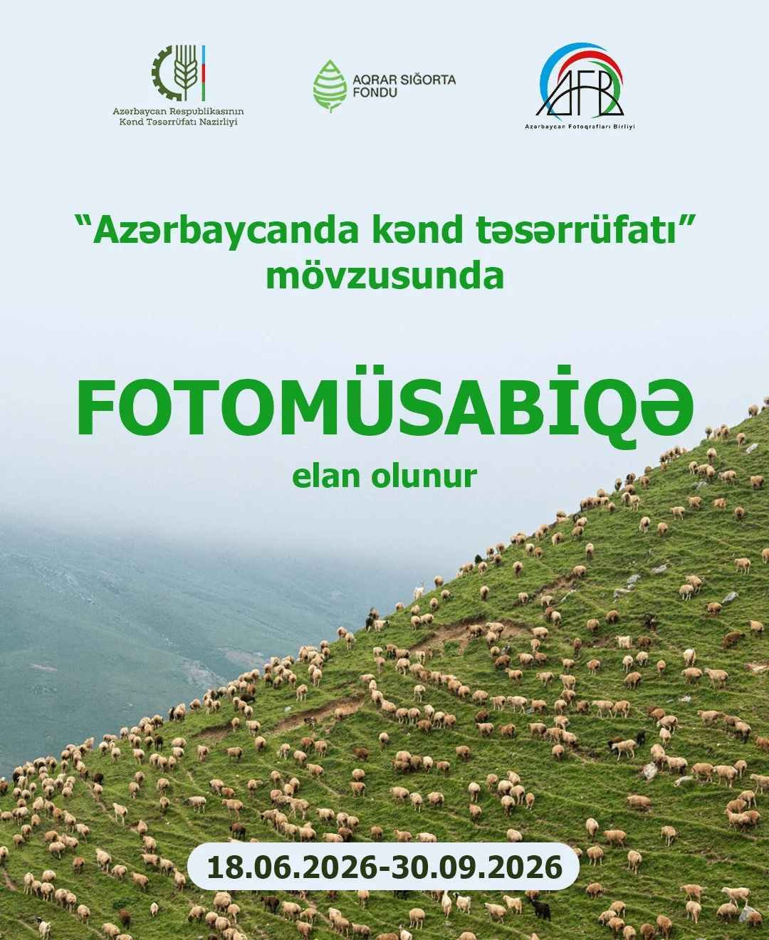 “Azərbaycanda kənd təsərrüfatı” mövzusunda fotomüsabiqə elan edilib