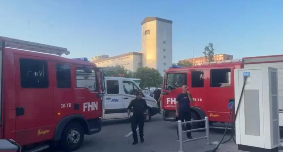 Bakı şəhəri, Yasamal rayonu, Həsən bəy Zərdabi küçəsində yerləşən obyektdə yanğın baş verib