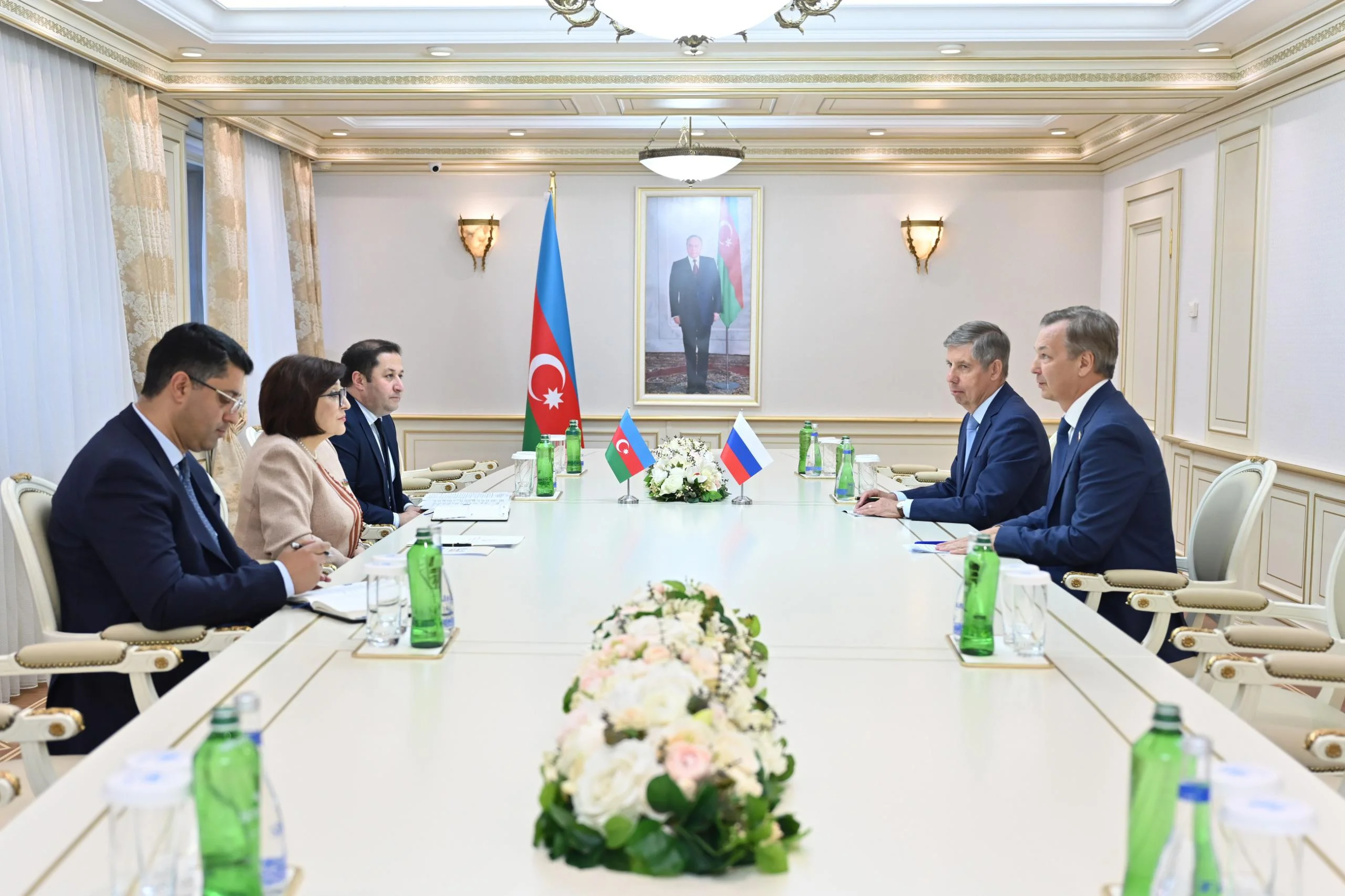 Milli Məclisin sədri Sahibə Qafarova Rusiya Federasiyası Federal Məclisinin Federasiya Şurası sədrinin birinci müavini ilə görüşüb