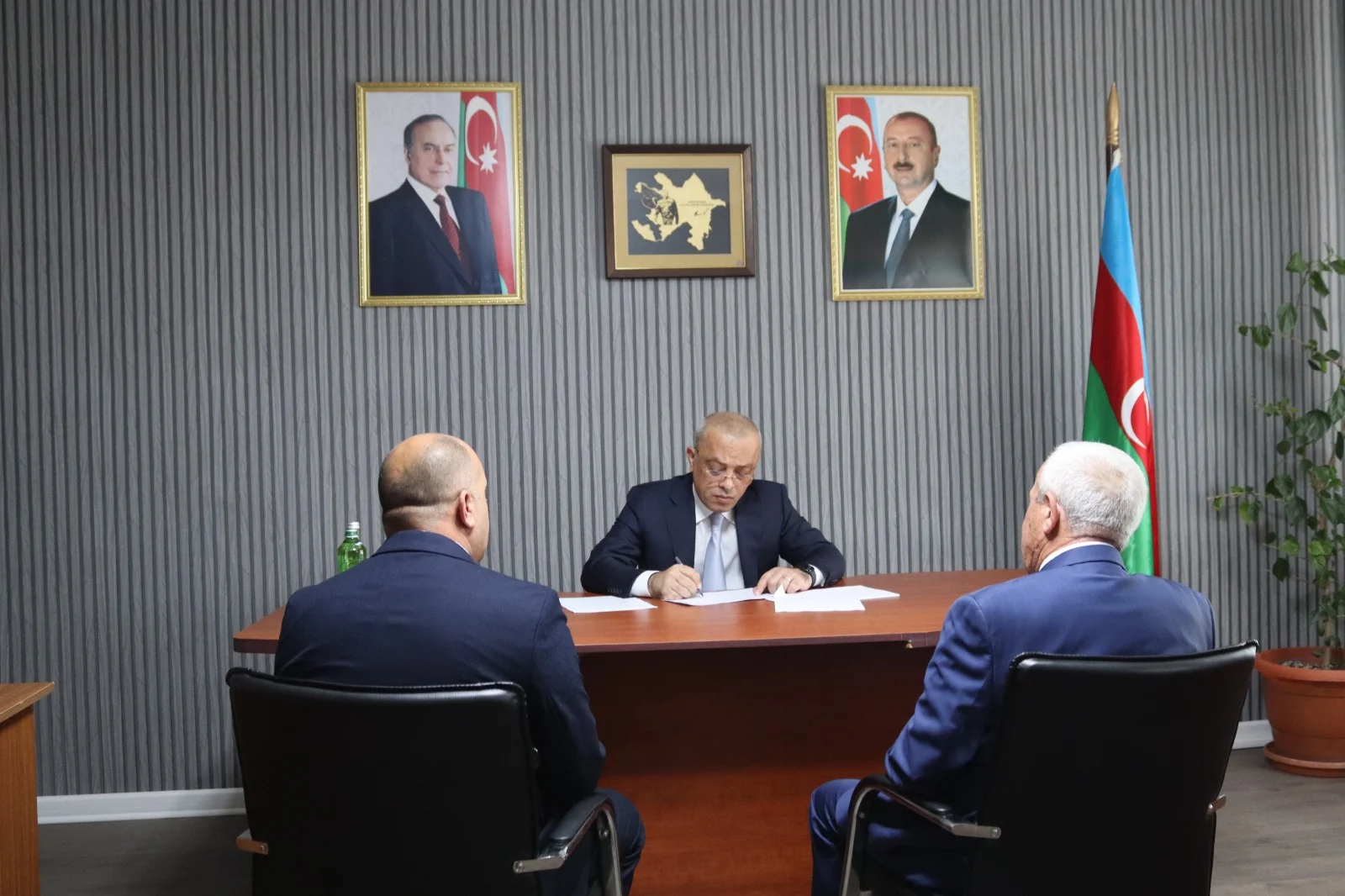 Azərbaycan Dövlət Su Ehtiyatları Agentliyinin sədri Zaqatala rayonunda vətəndaşlarla görüşüb