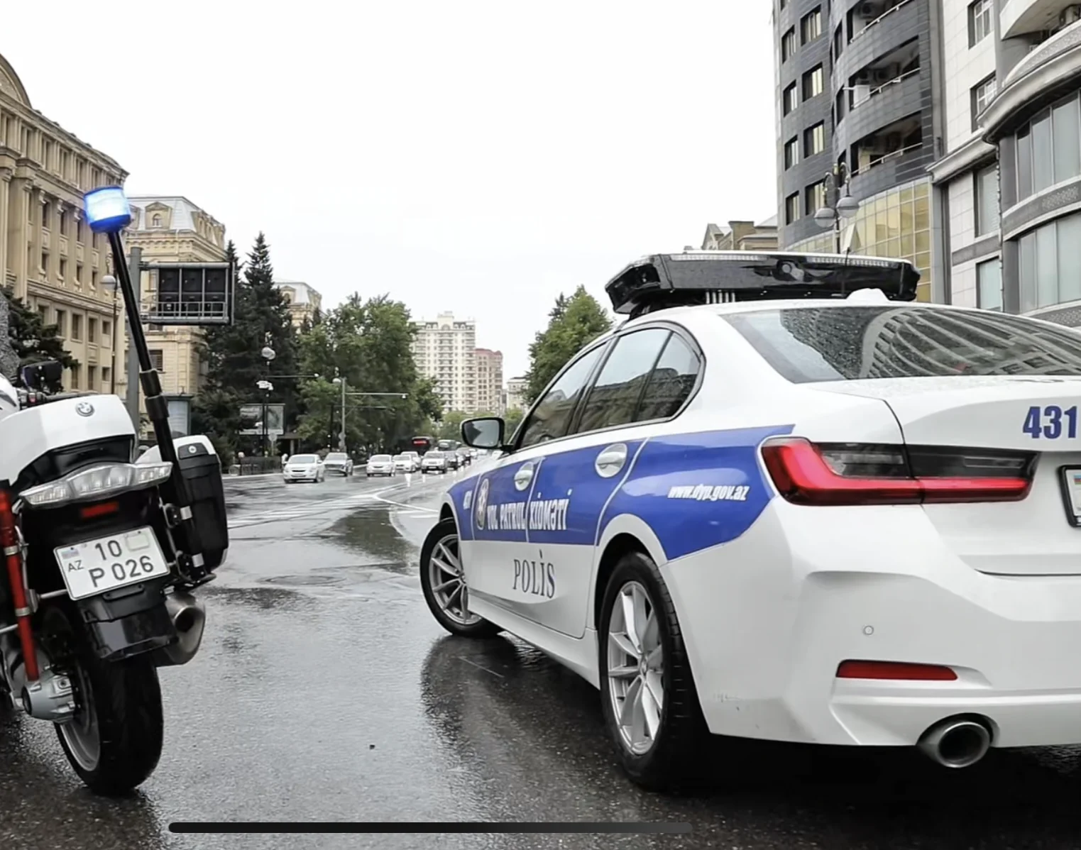 Bakıda motosiklet və moped sürücülərinə nəzarət-profilaktiki tədbirlər gücləndirilib