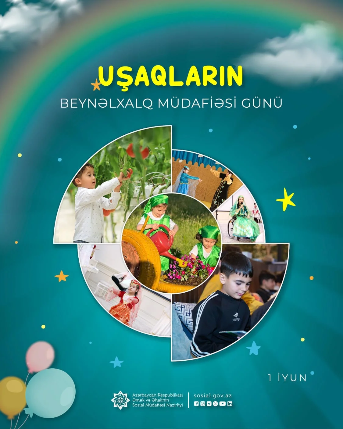 Bu gün Uşaqların Beynəlxalq Müdafiəsi Günüdür