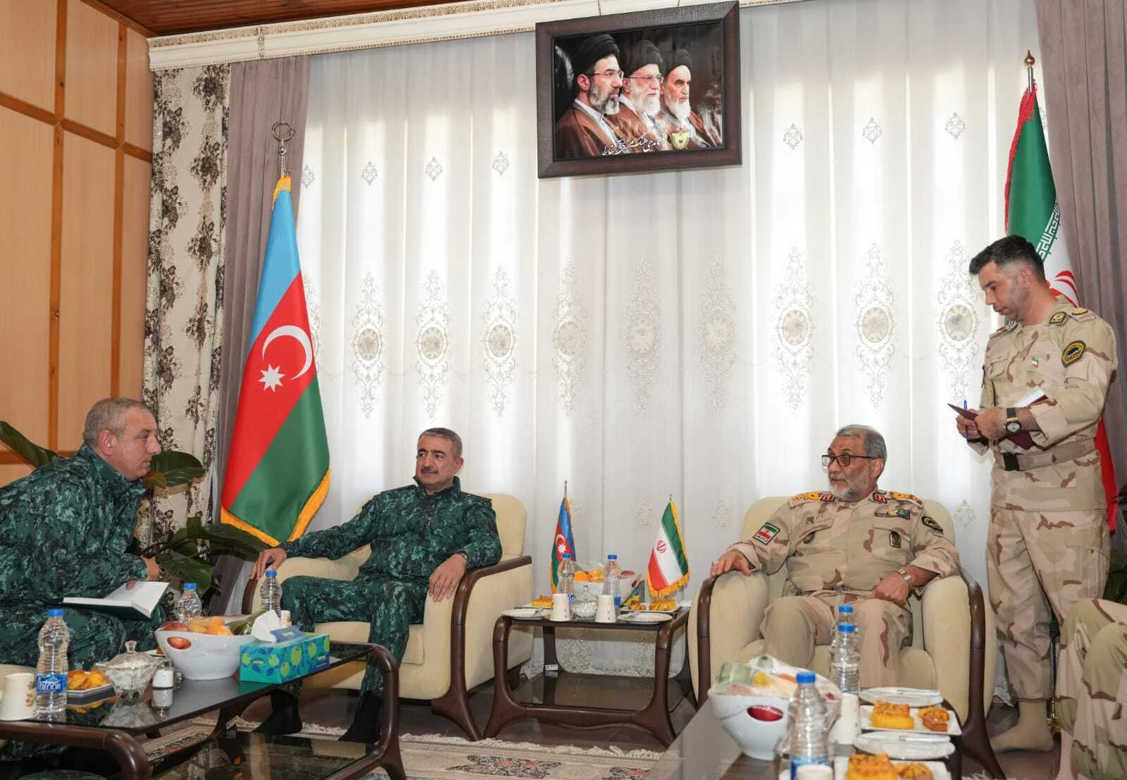 Azərbaycan və İran sərhəd mühafizə qurumlarının nümayəndə heyətləri arasında görüş keçirilmişdir