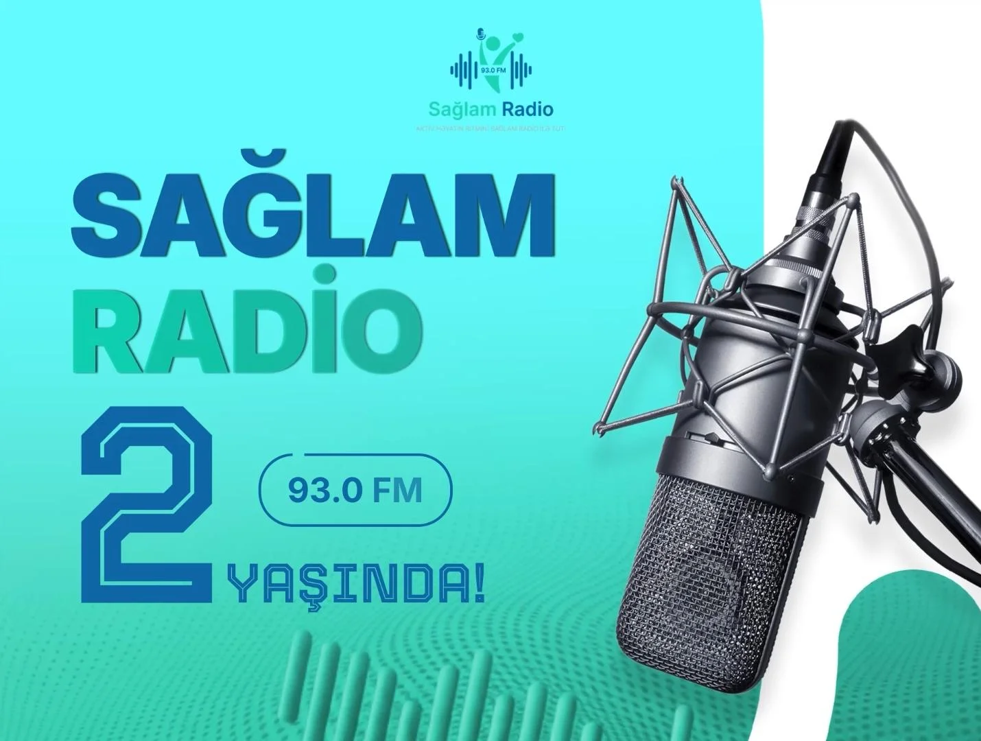 Səhiyyə Nazirliyinin sıx əməkdaşlığı olan Sağlam Radio 93 FM fəaliyyətə başlamasının iki ilini qeyd edir