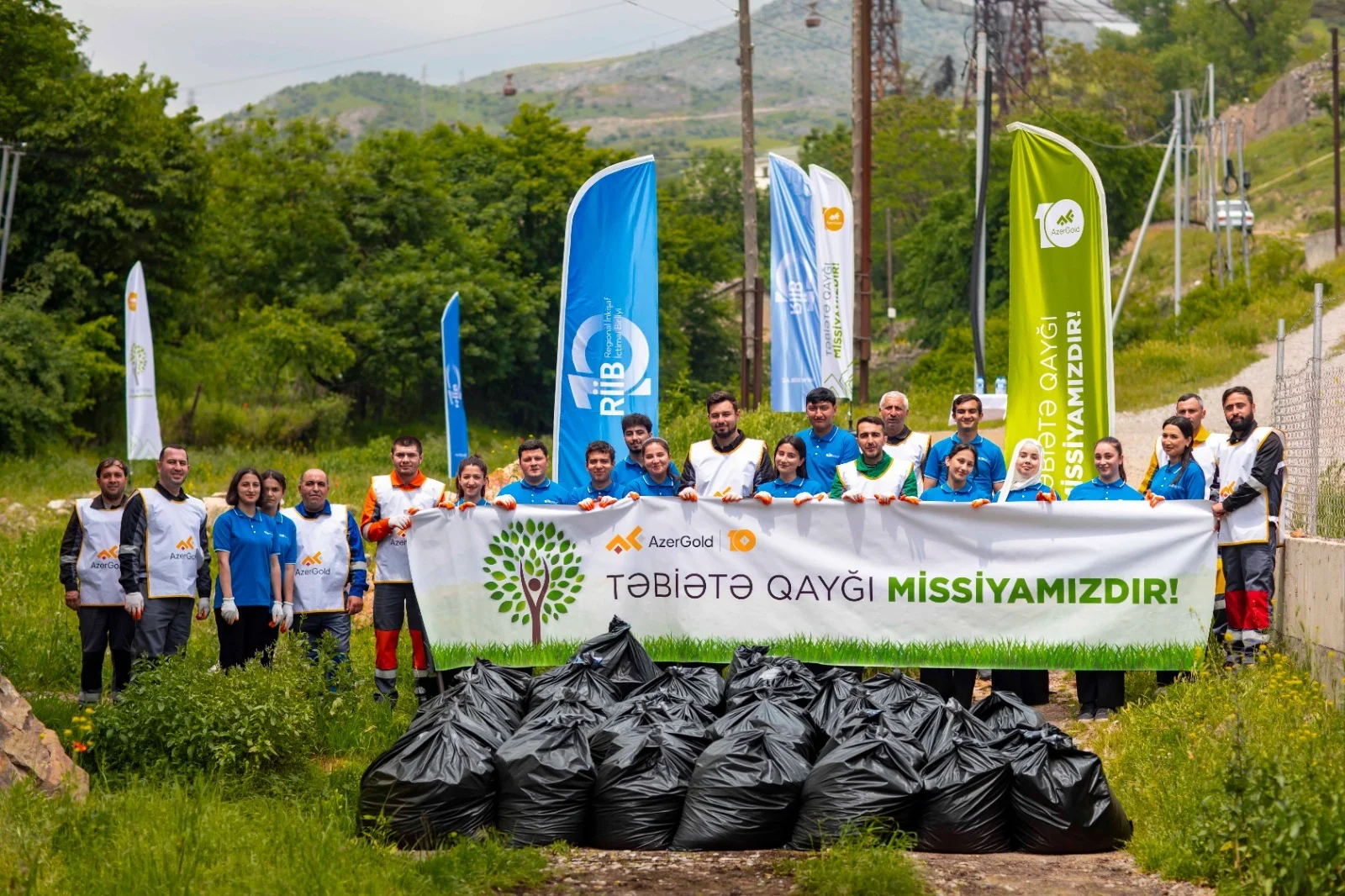 “AzerGold” QSC və RİİB Daşkəsəndə Ümumdünya Ətraf Mühitin Mühafizəsi Gününə həsr olunmuş aksiya keçirib
