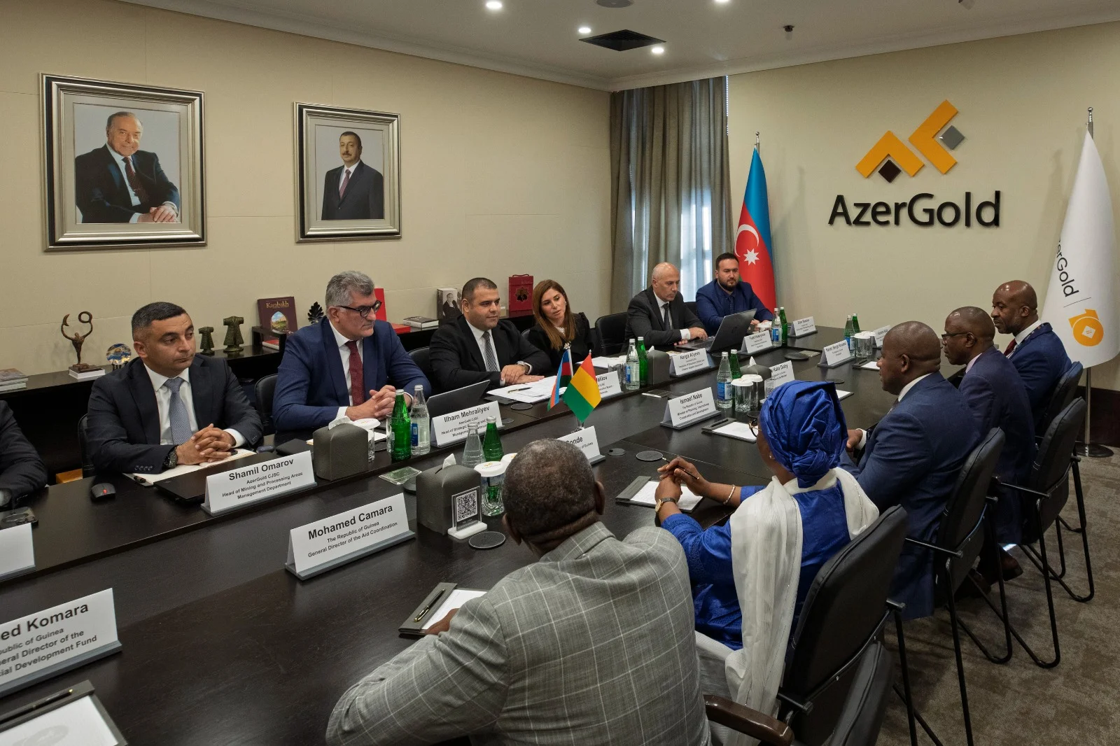 “AzerGold” QSC-də Qvineya Respublikasının planlaşdırma, beynəlxalq əməkdaşlıq və inkişaf naziri ilə görüş keçirilib