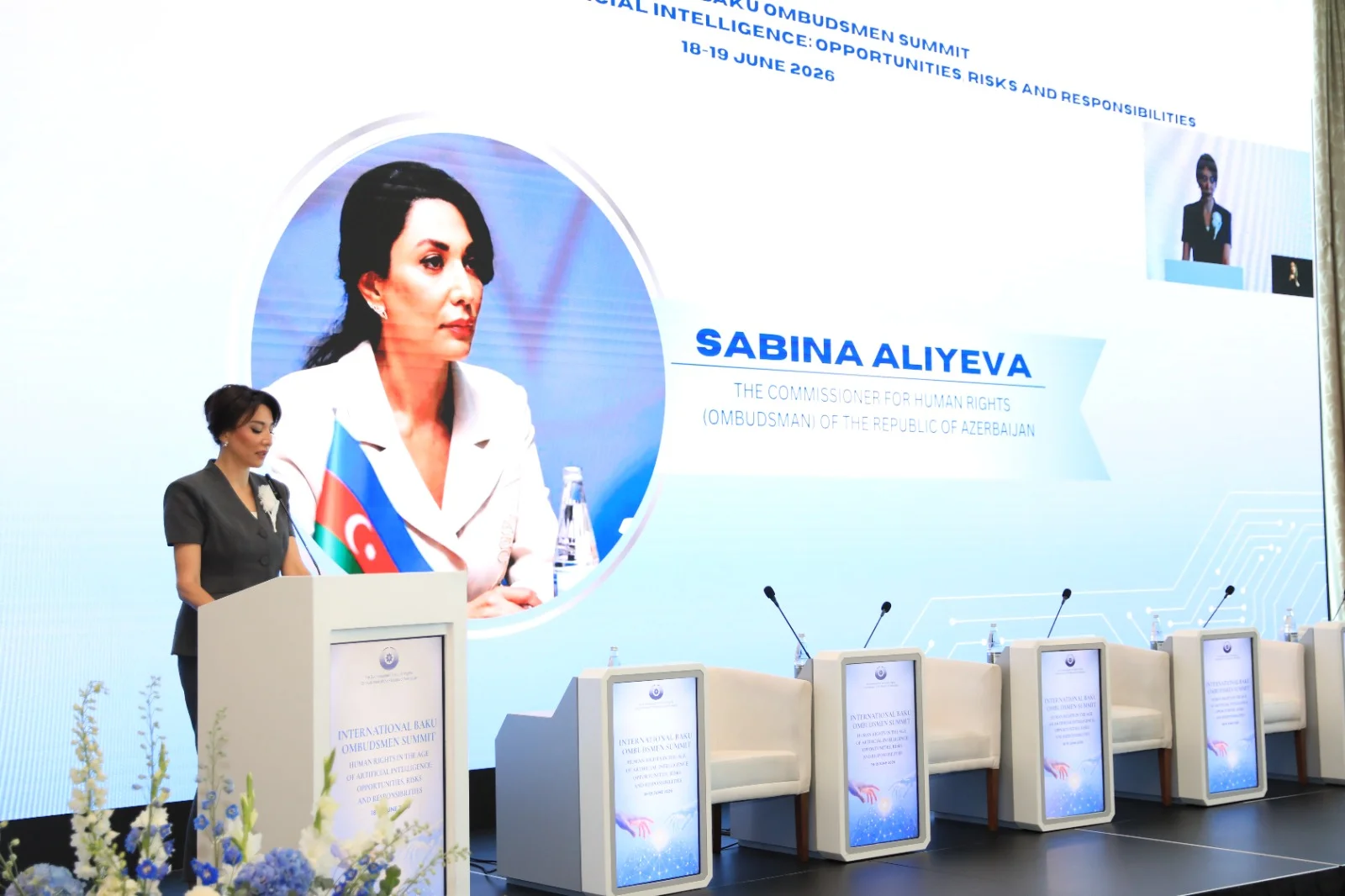 “Süni intellekt dövründə insan hüquqları: imkanlar, risklər və məsuliyyətlər” mövzusunda Ombudsmanların Beynəlxalq Bakı Sammiti keçirilib