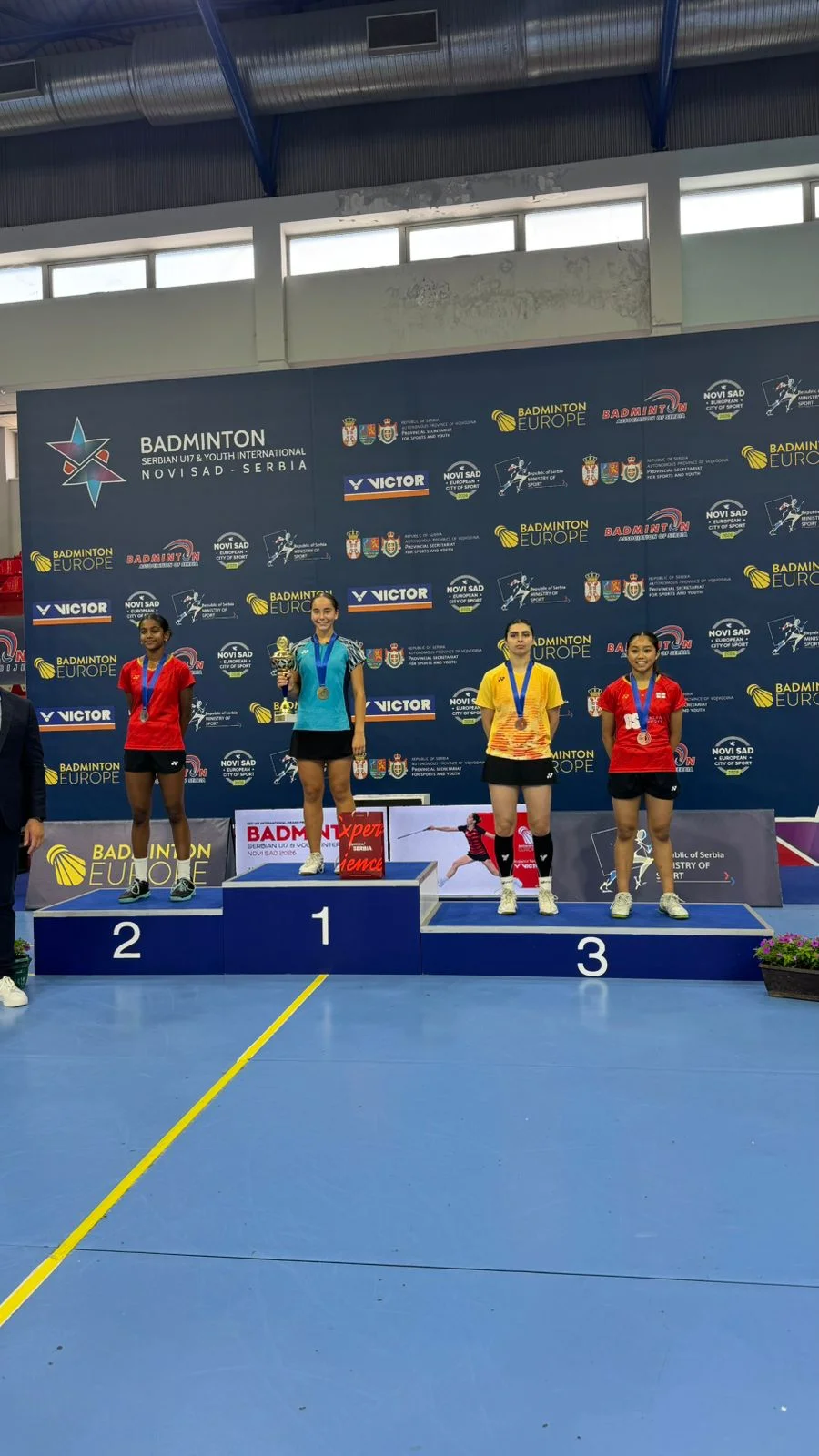 Leyla Camalzadə Serbiyanın Novi Sad şəhərində keçirilən “Serbian U17 International” turnirində bürünc medal qazanıb