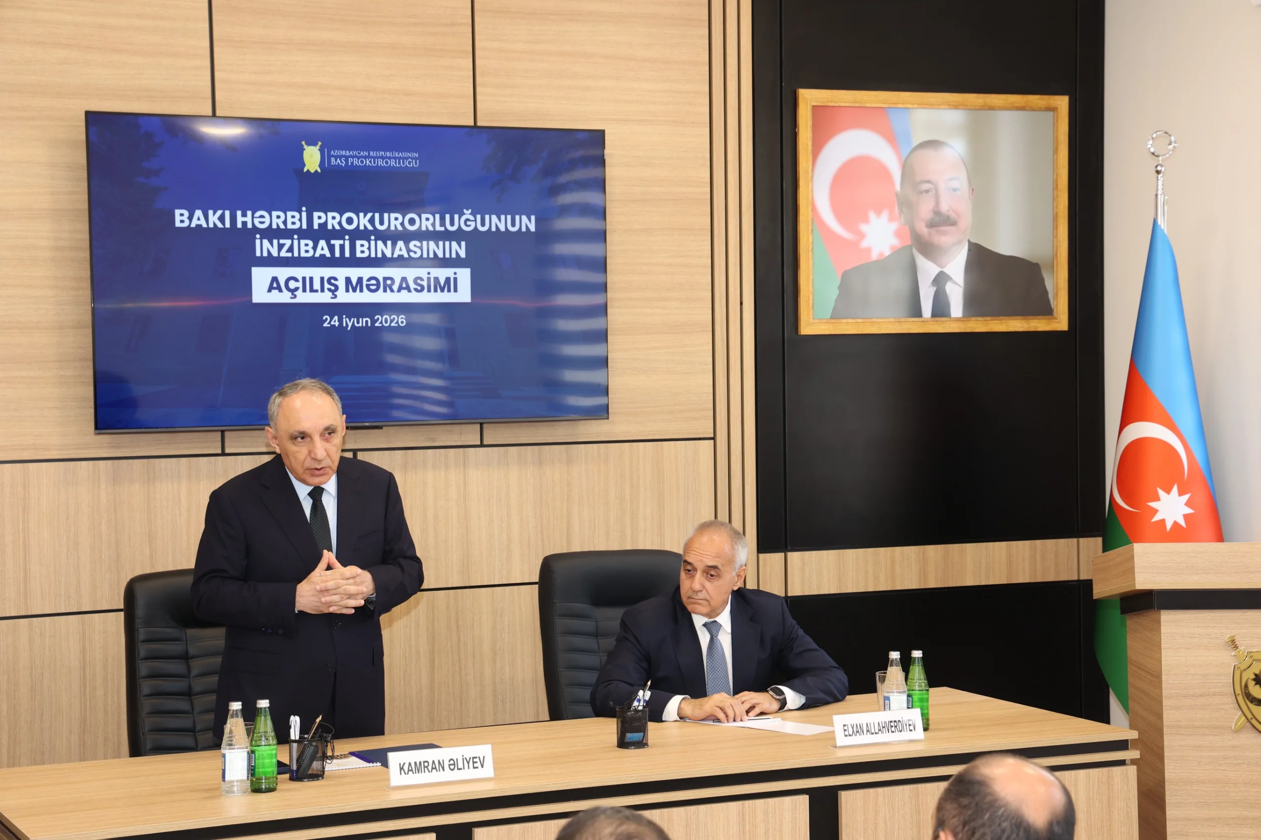 Bakı Hərbi Prokurorluğunun inzibati binasının açılışı olub