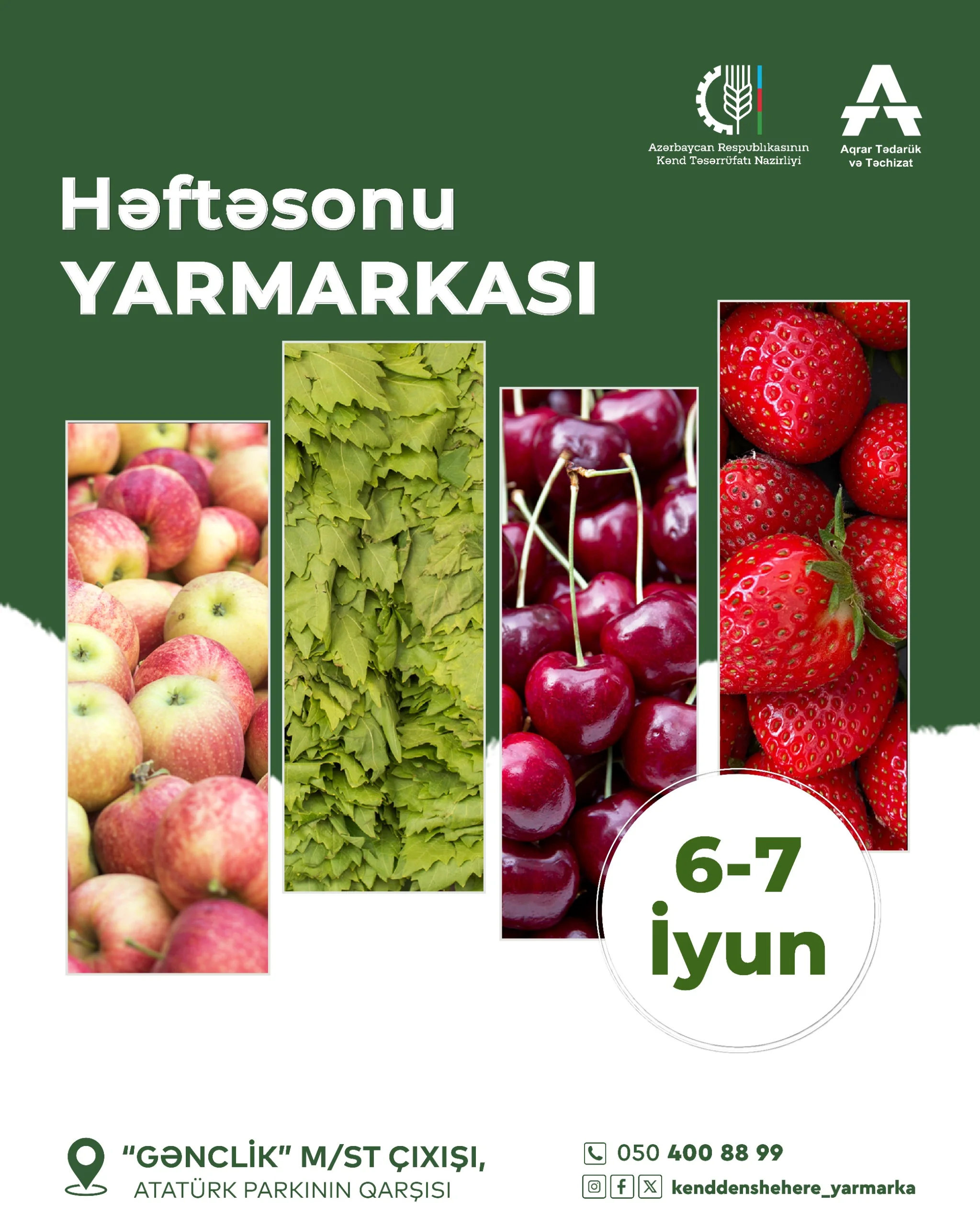 Bakıda növbəti “Kənddən Şəhərə” həftəsonu yarmarkası təşkil olunacaq