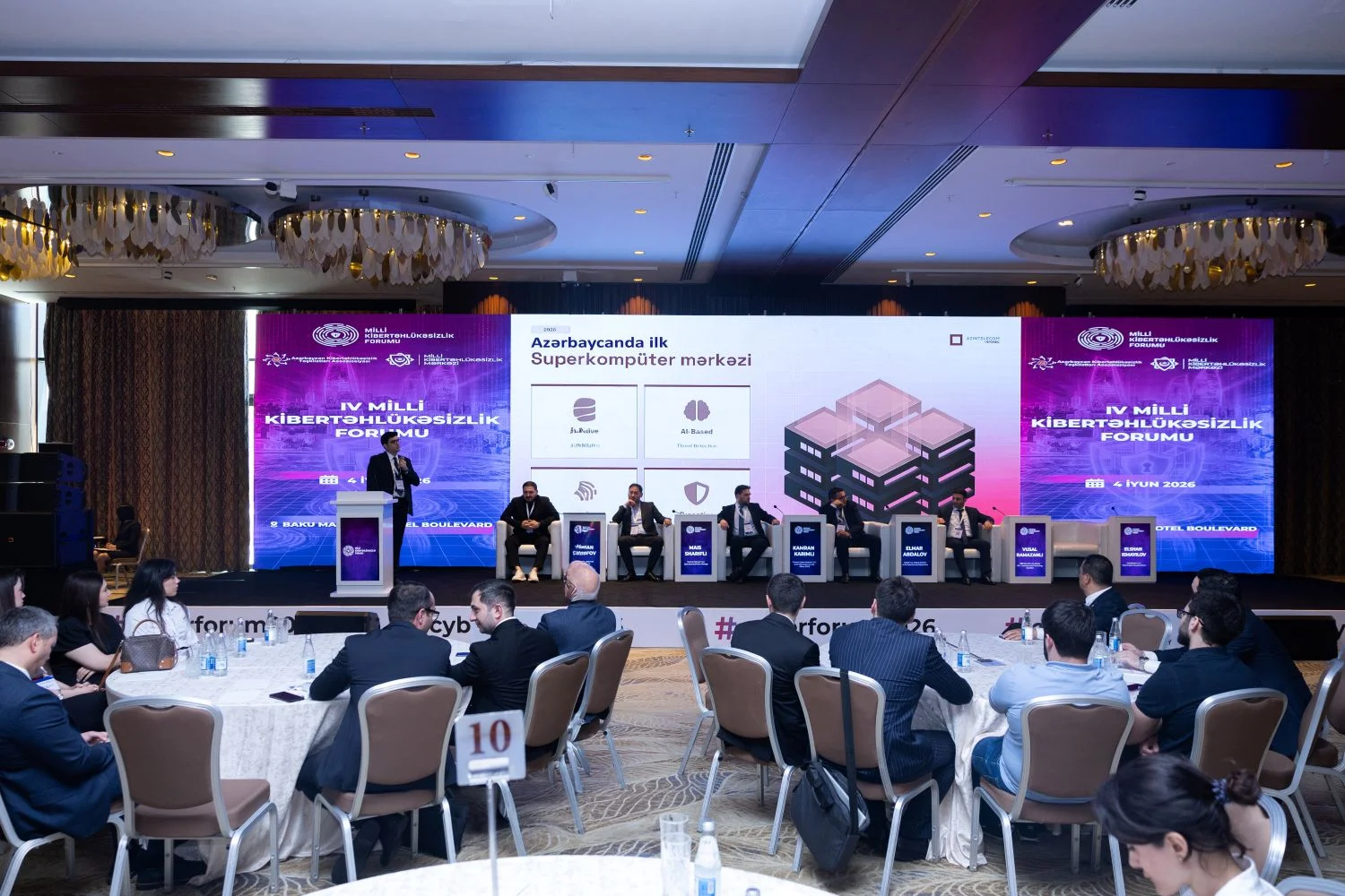 AzInTelecom IV Milli Kibertəhlükəsizlik Forumunda