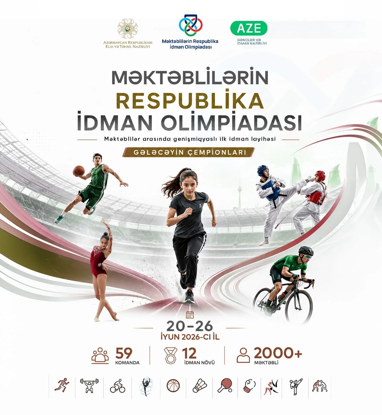 Məktəblilərin Respublika İdman Olimpiadasına start verilir!