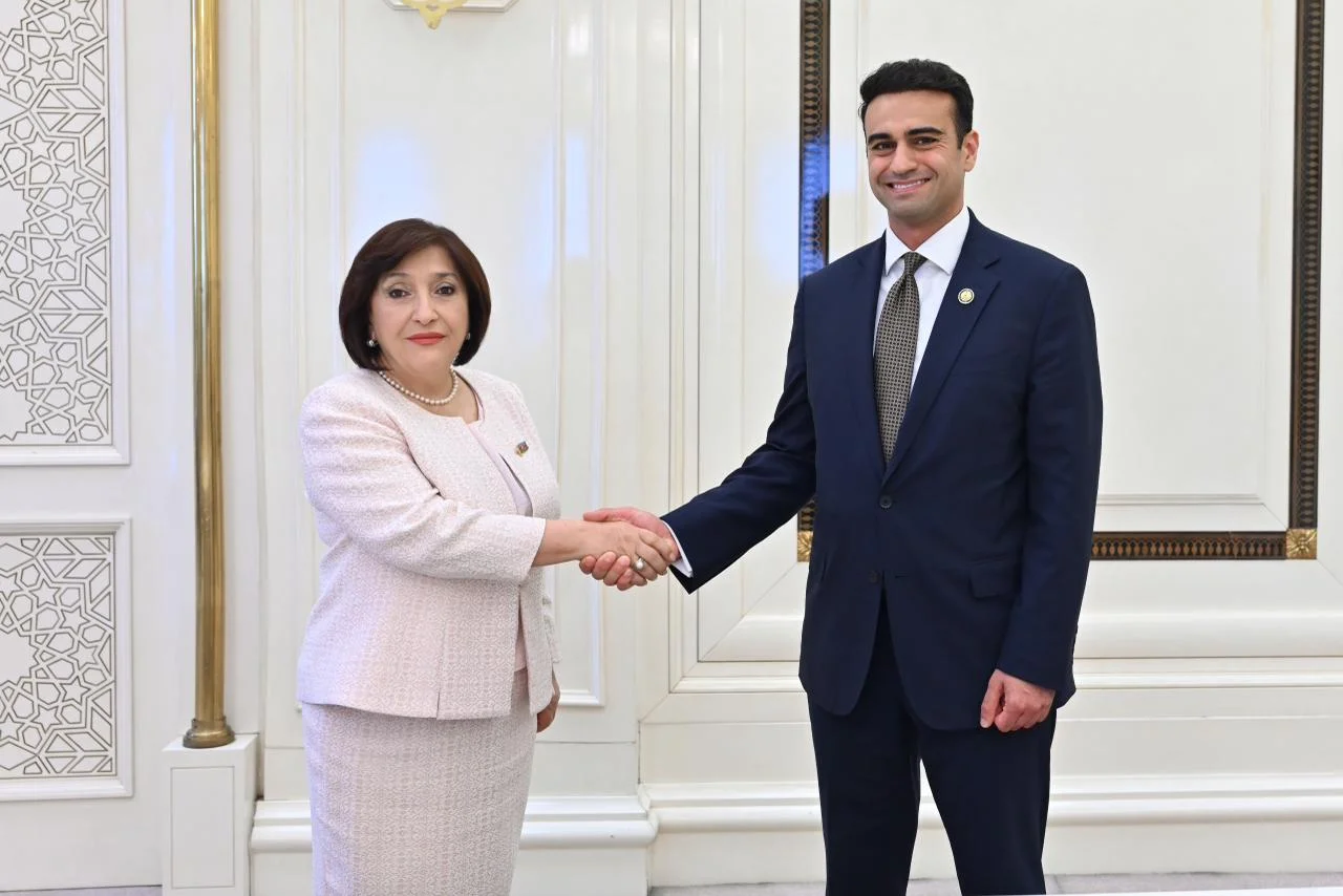 Milli Məclisin sədri Sahibə Qafarova ABŞ Konqresinin Nümayəndələr Palatasının üzvü Abraham Hamade ilə görüşüb