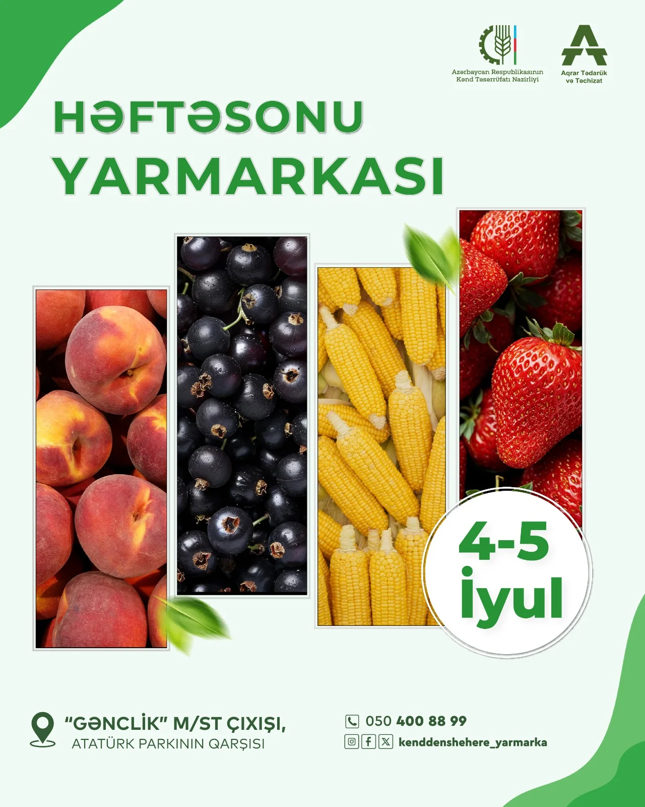 Bakıda növbəti “Kənddən Şəhərə” həftəsonu yarmarkası təşkil olunacaq