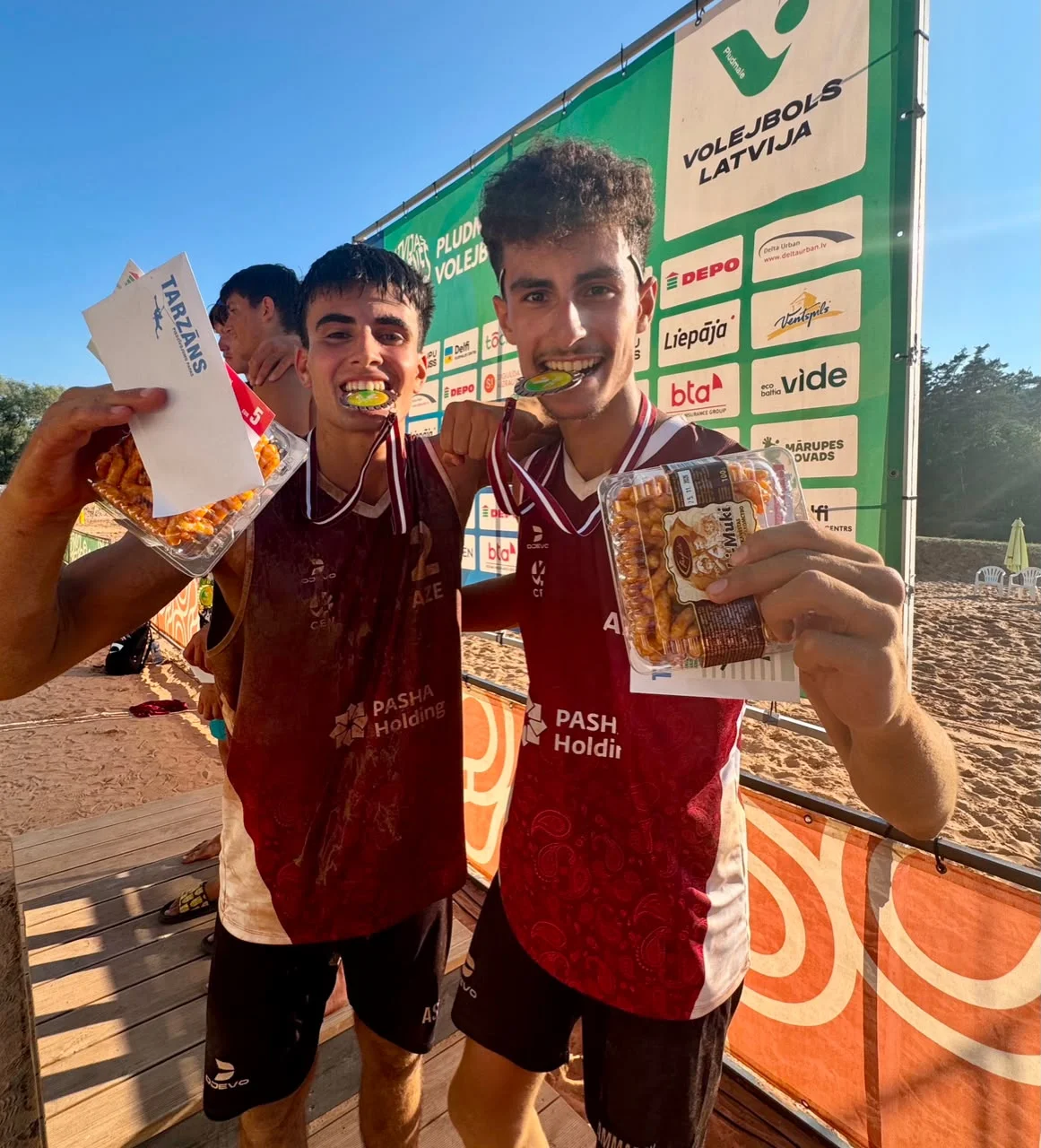 Azərbaycanın çimərlik voleybolu üzrə milli komandası Baltikyanı ölkələrin açıq çempionatında bürünc medal qazanıb