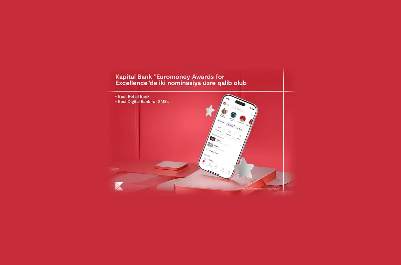Kapital Bank “Euromoney Awards for Excellence 2026”da iki nominasiya üzrə qalib olub