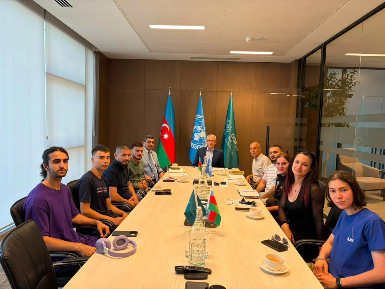 Azərbaycan Alpinizm Federasiyasının İdarə Heyəti beynəlxalq turnirin finalçıları ilə görüşüb