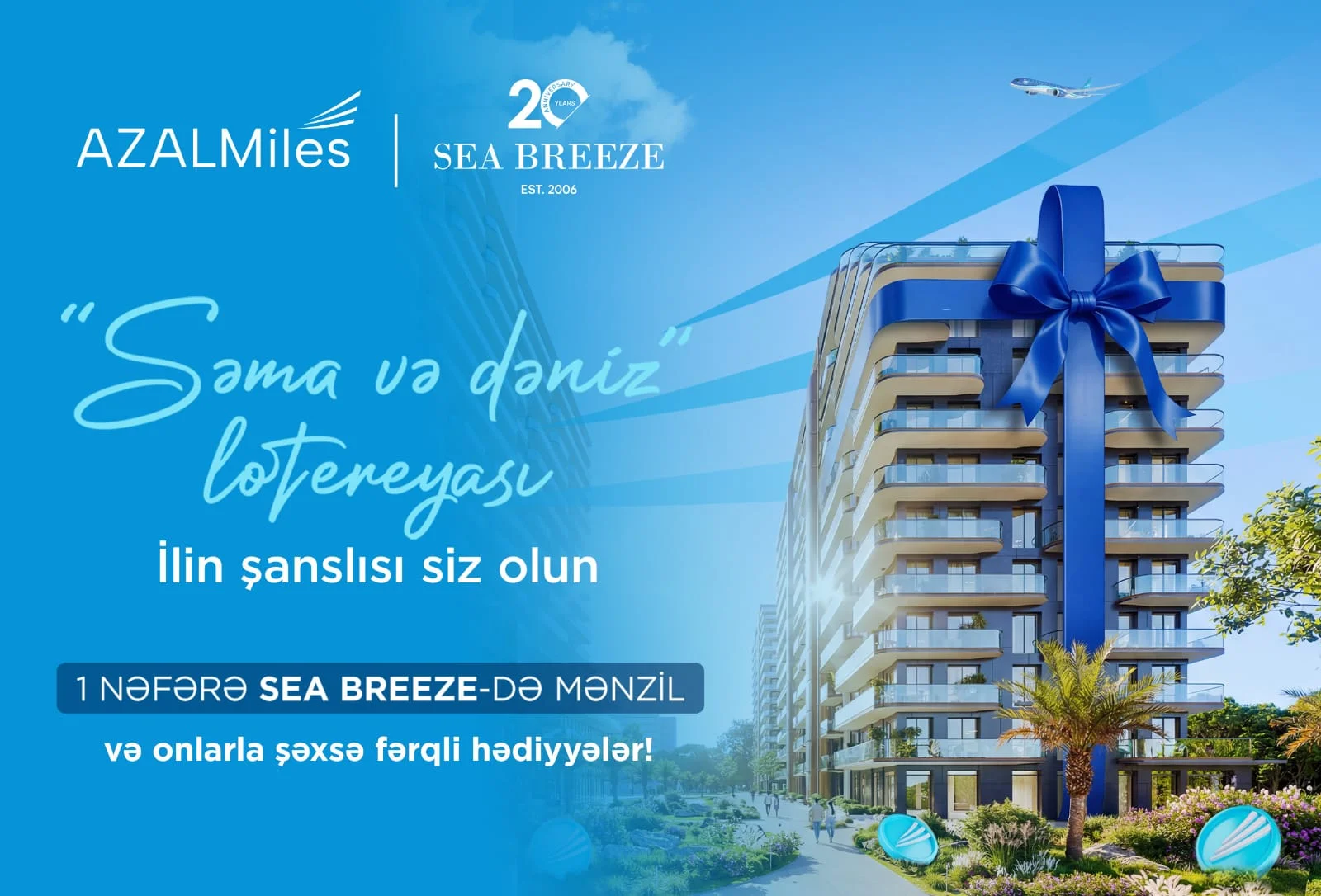 Azərbaycan Hava Yolları və “Sea Breeze” birgə lotereya kampaniyasına başlayır