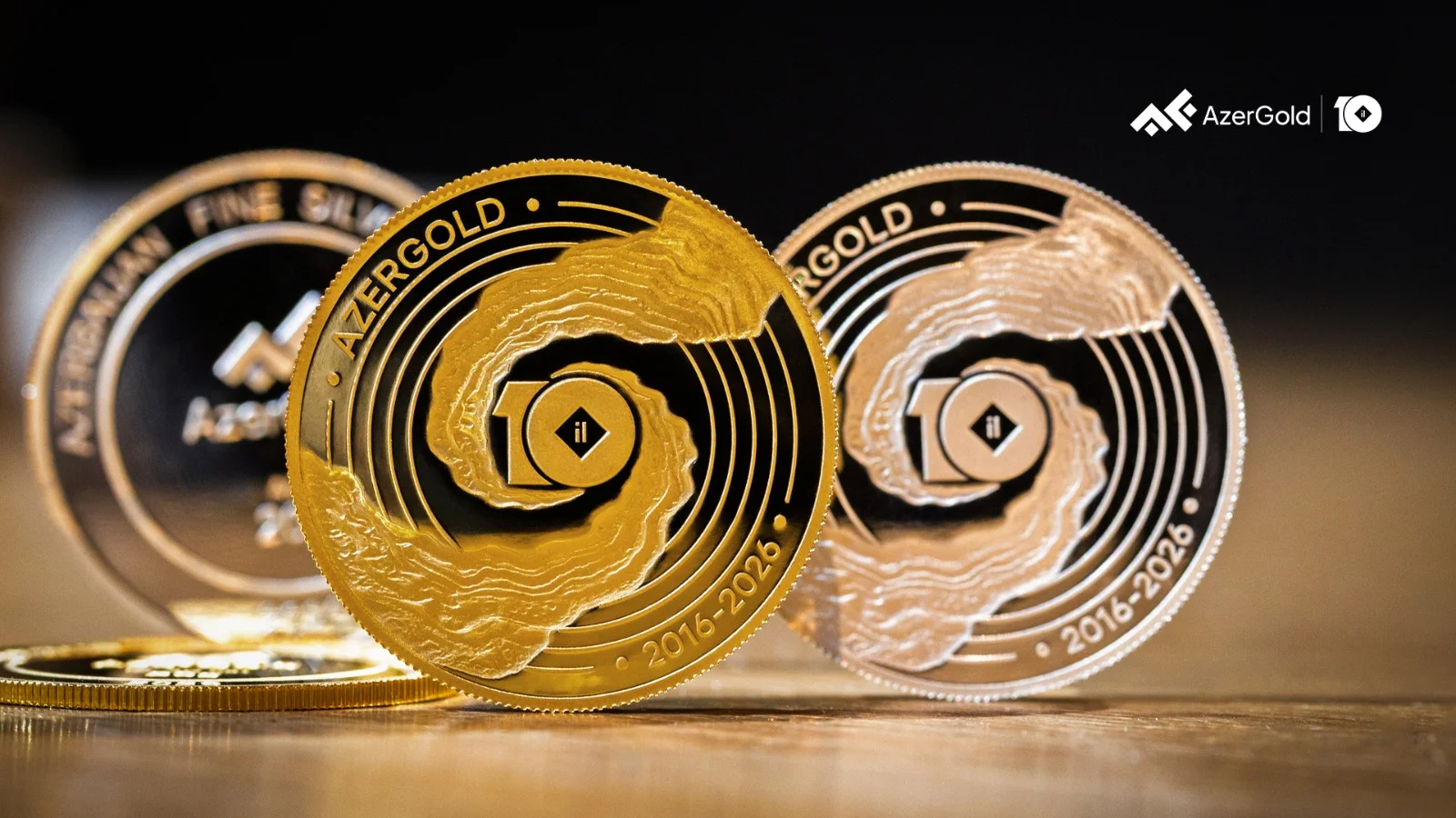 “AzerGold”un 25-ci sikkə kolleksiyası dövlət şirkətinin 10 illik fəaliyyətinə həsr edilib