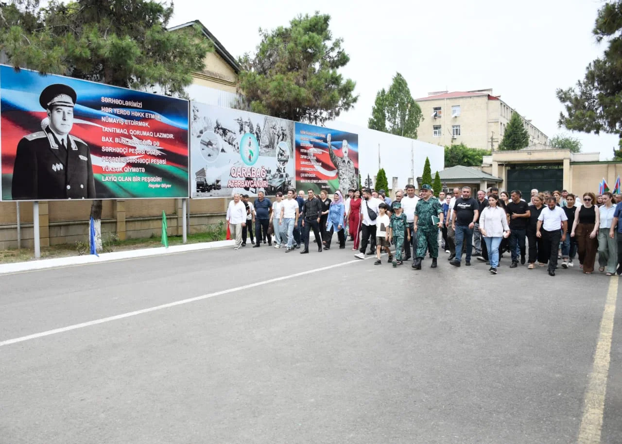 Dövlət Sərhəd Xidmətinin hərbi hissəsində “Açıq qapı” günü keçirilmişdir