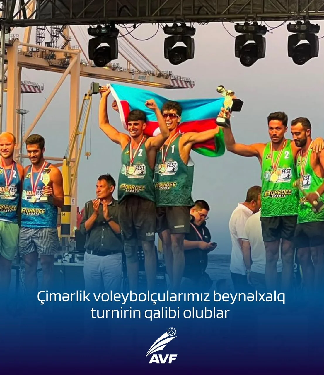 Çimərlik voleybolçularımız beynəlxalq turnirin qalibi olublar