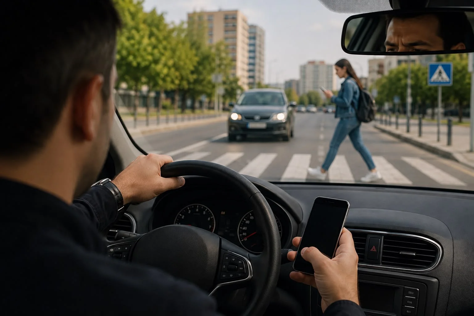 BDYPİ-dən yol hərəkəti iştirakçılarına müraciət: Telefon diqqətinizi yoldan ayırmasın