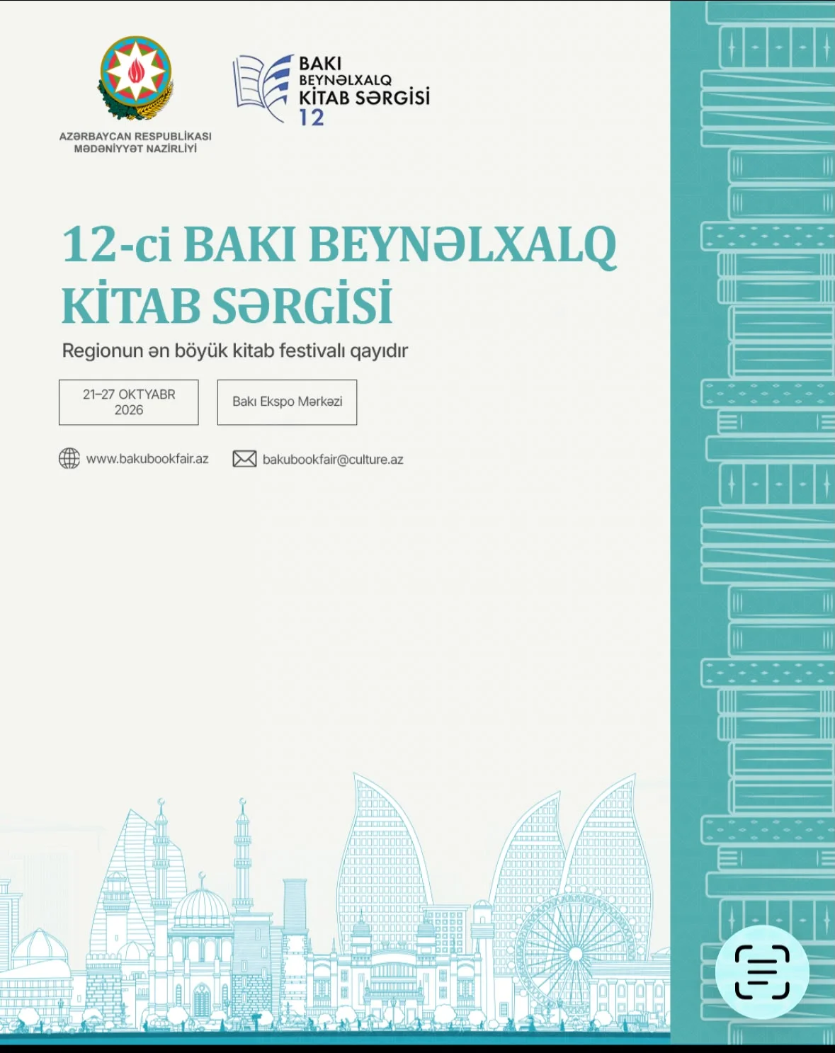 Regionun ən böyük kitab festivalı qayıdır