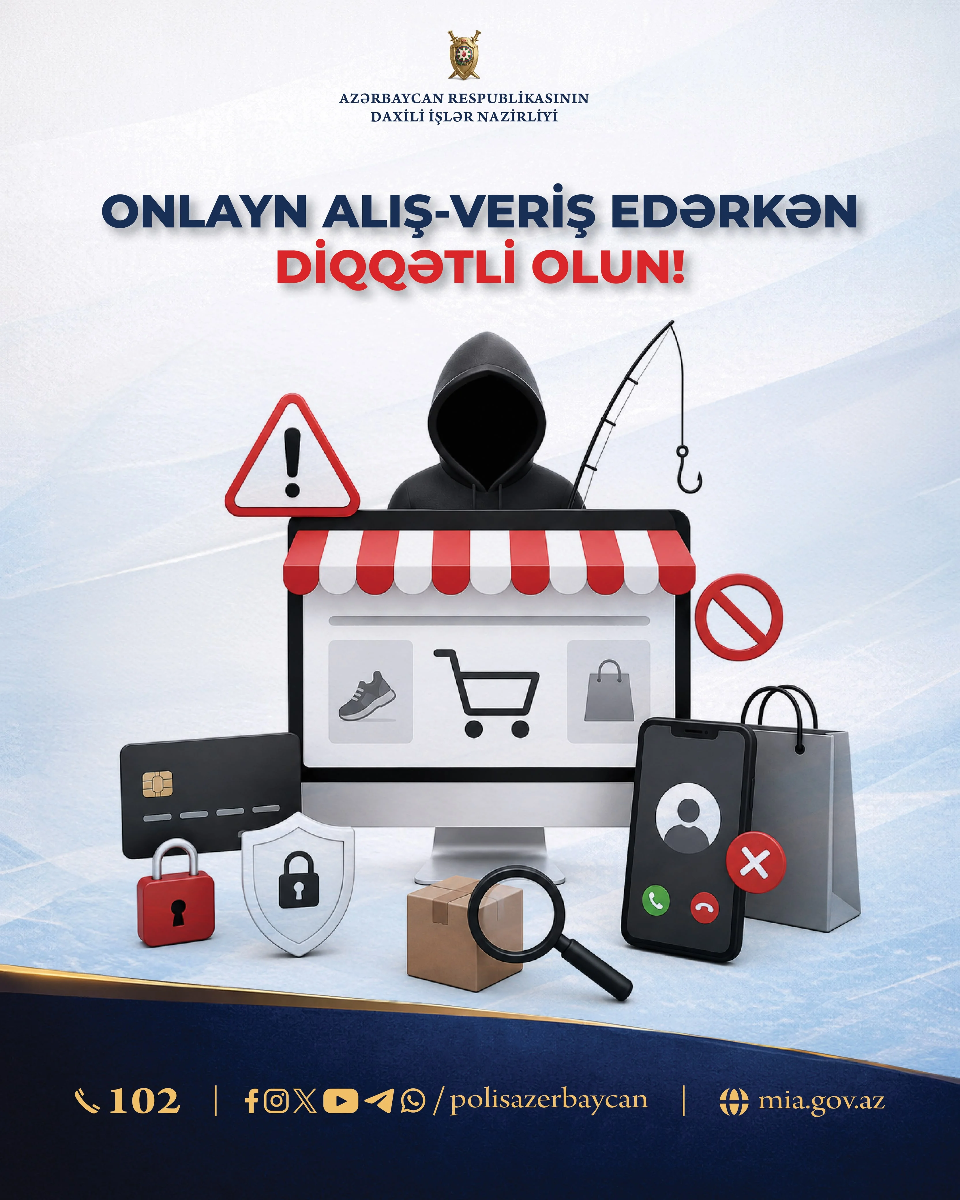 DİN-dən vətəndaşlara onlayn alış-verişlə bağlı xəbərdarlıq