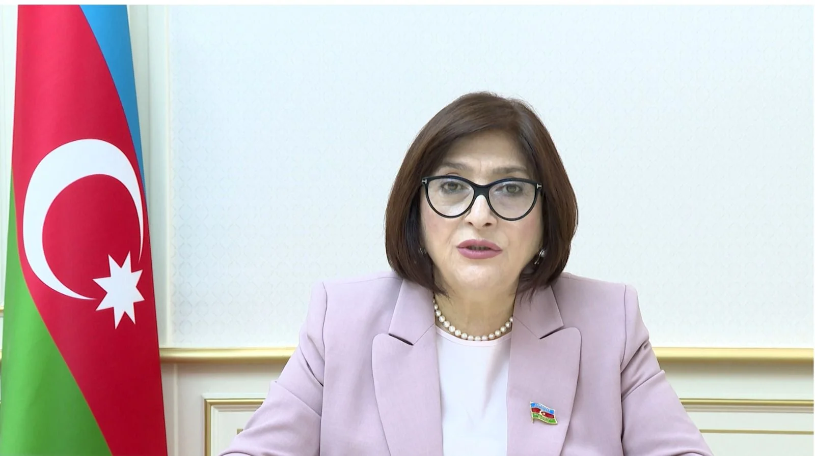 Milli Məclisin sədri Sahibə Qafarova İkinci Parlamentlərarası Spikerlər Konfransına videomüraciət ünvanlayıb