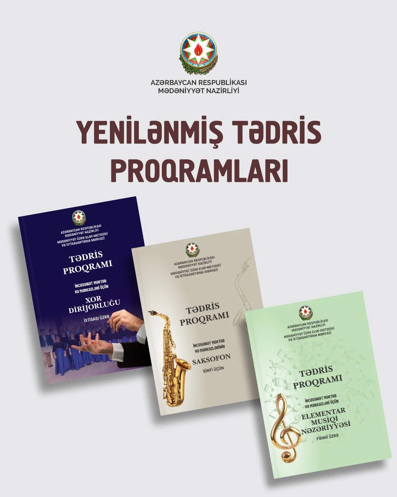 Xor dirijorluğu, saksofon ixtisasları və elementar musiqi nəzəriyyəsi fənni üzrə tədris proqramları yenilənib