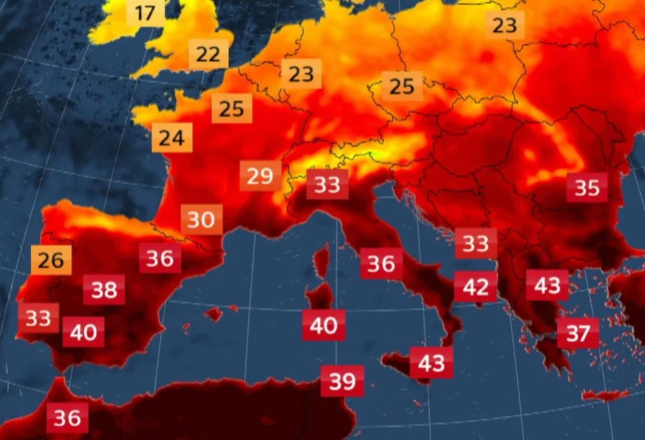 Avropada istidən 25 mindən çox insan ölüb