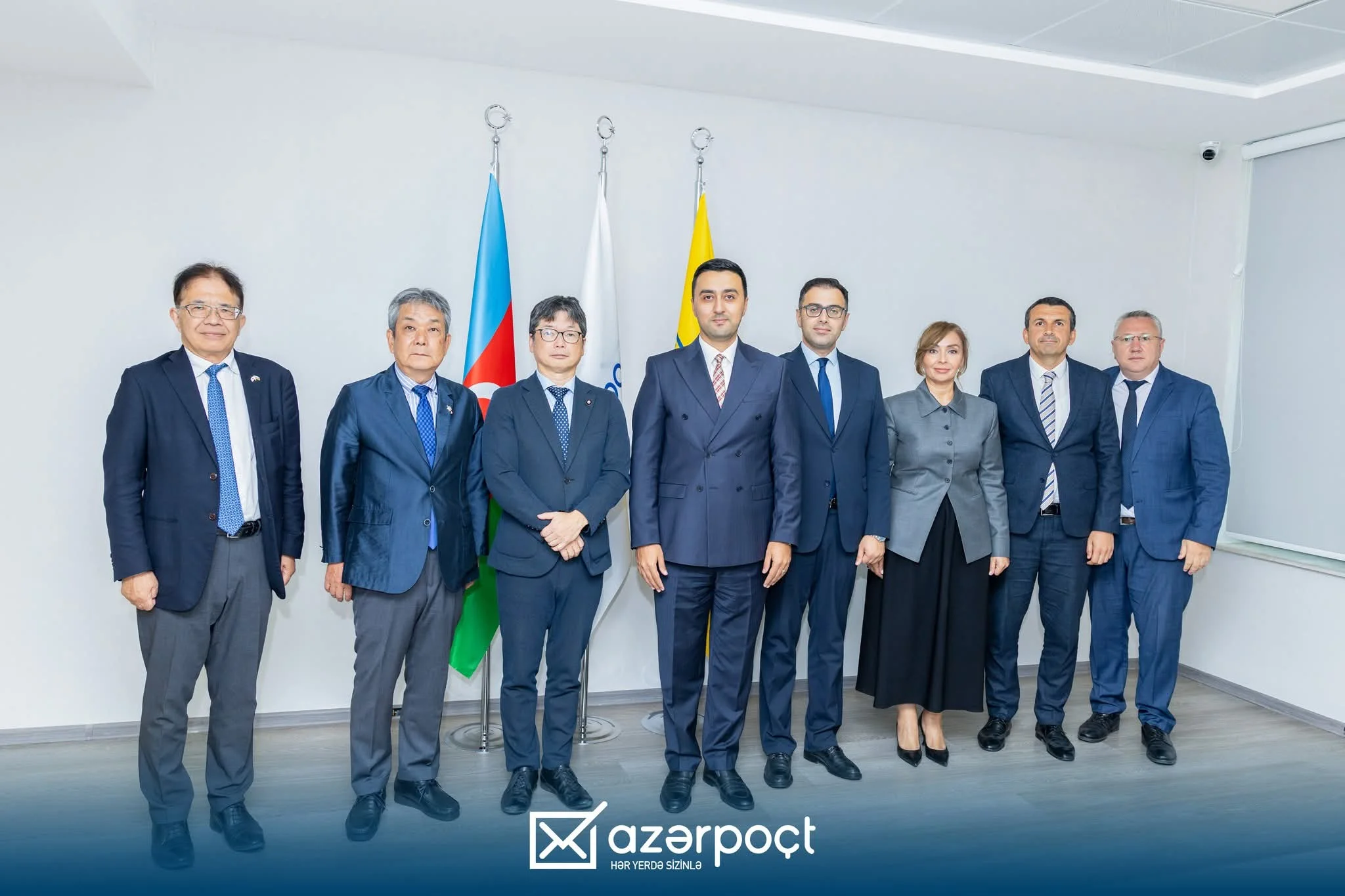 “Azərpoçt” MMC-də Yaponiya Parlamentinin nümayəndə heyəti ilə görüş keçirilib
