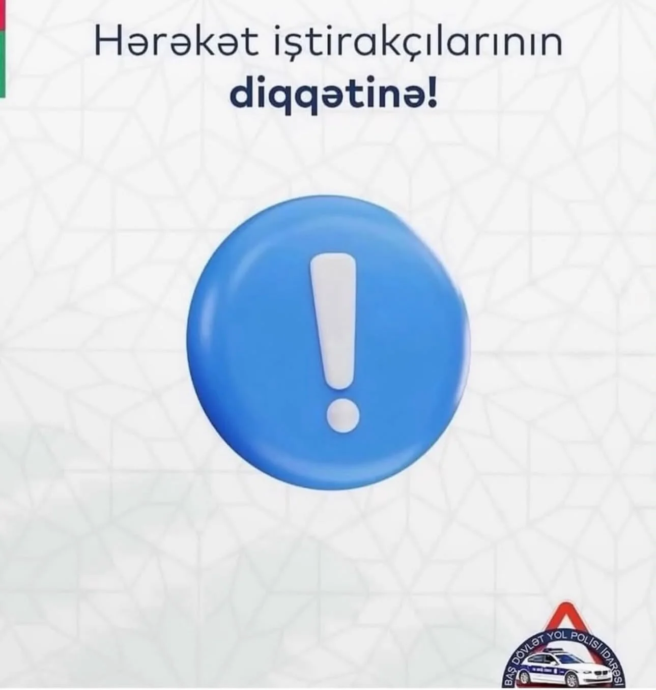 Yol polisindən piyadalara xəbərdarlıq