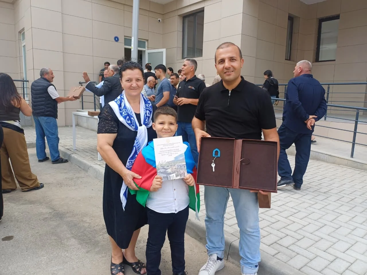 362 nəfərdən ibarət köç karvanı Ağdam şəhərinə çatıb