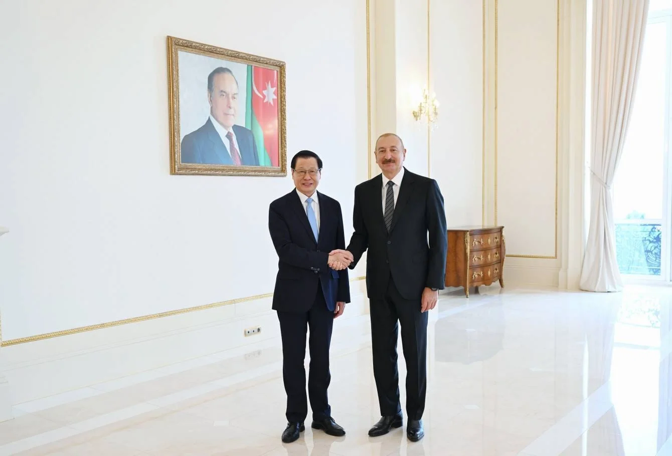 İlham Əliyev Çin Ali Xalq Prokurorluğunun Baş prokurorunun başçılıq etdiyi nümayəndə heyətini qəbul edib